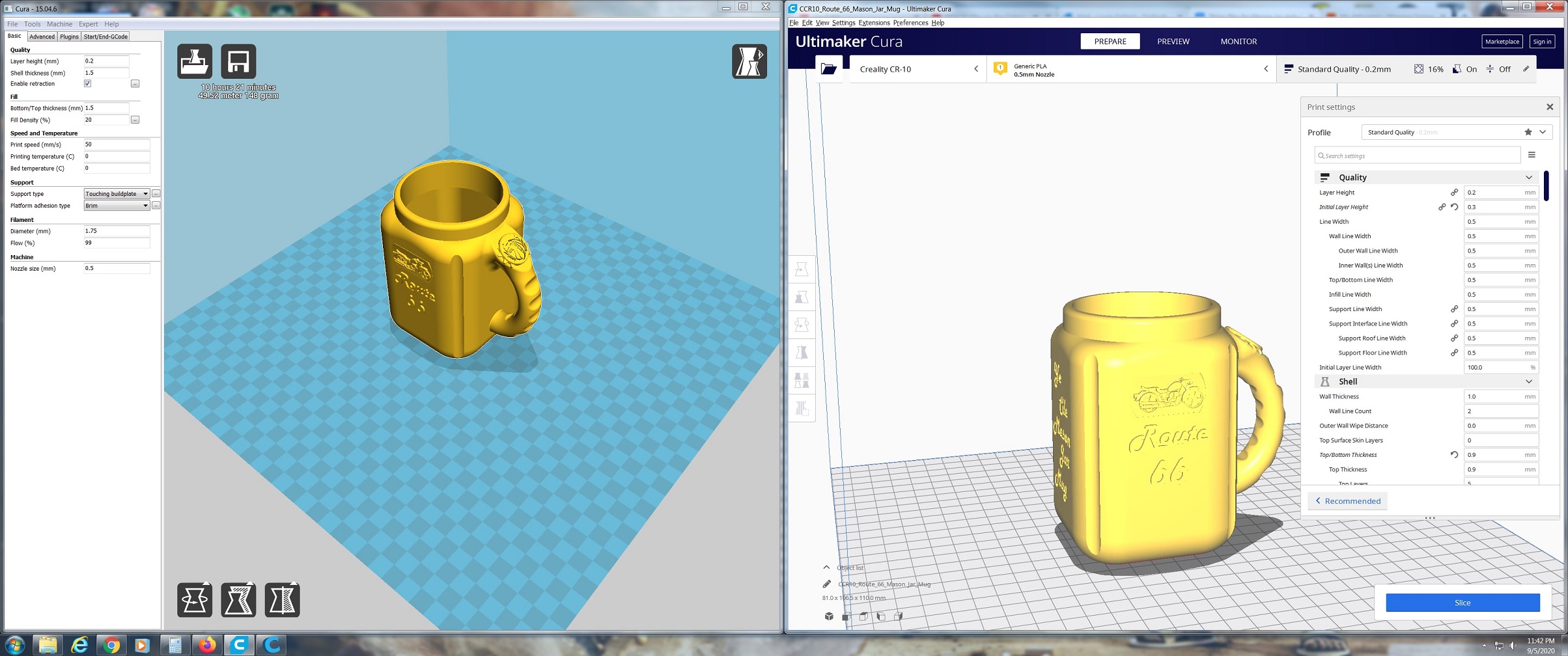 Mason Jar style Mug