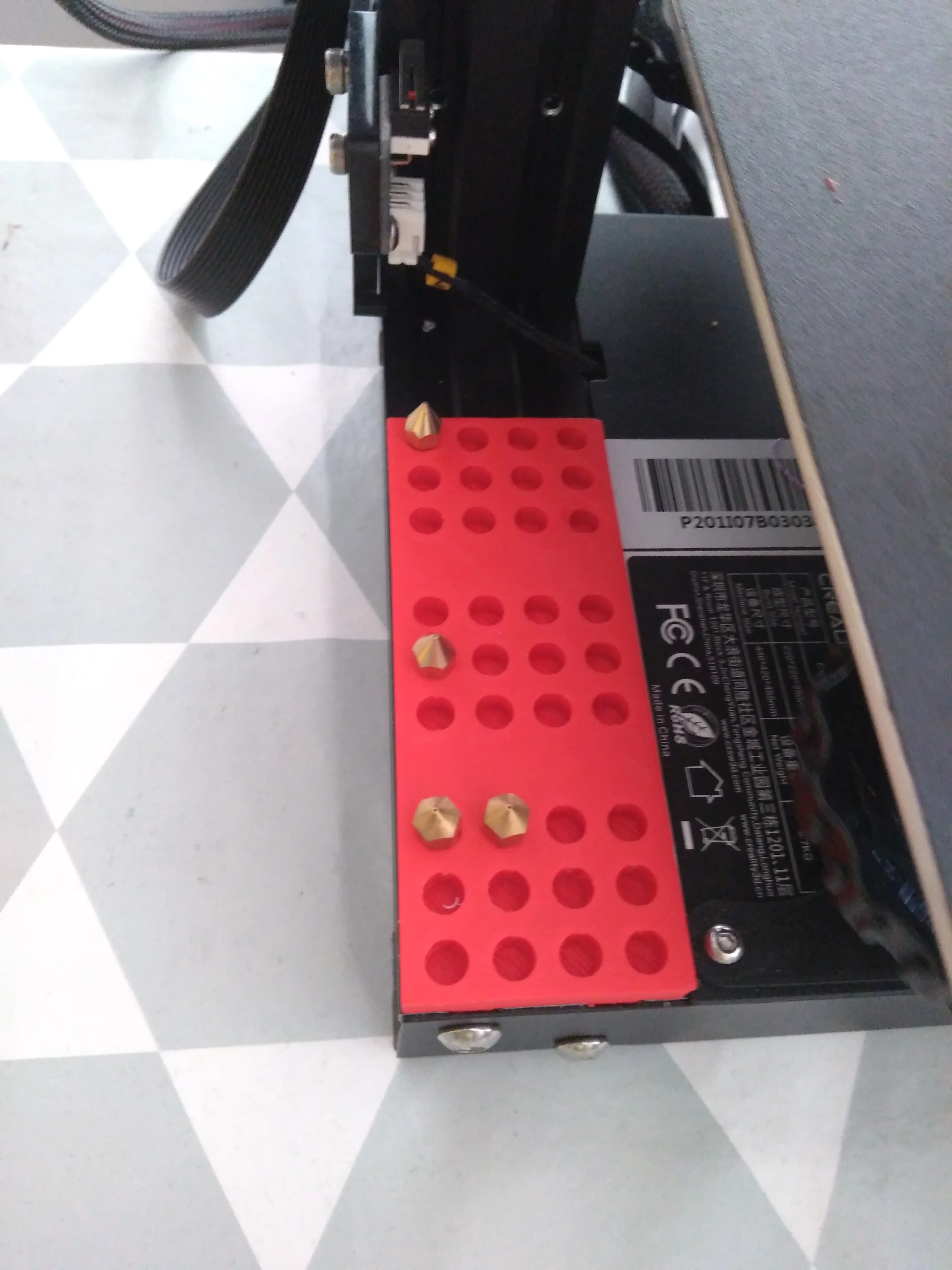 Support Buses Ender3 / Nozzles holder Ender3