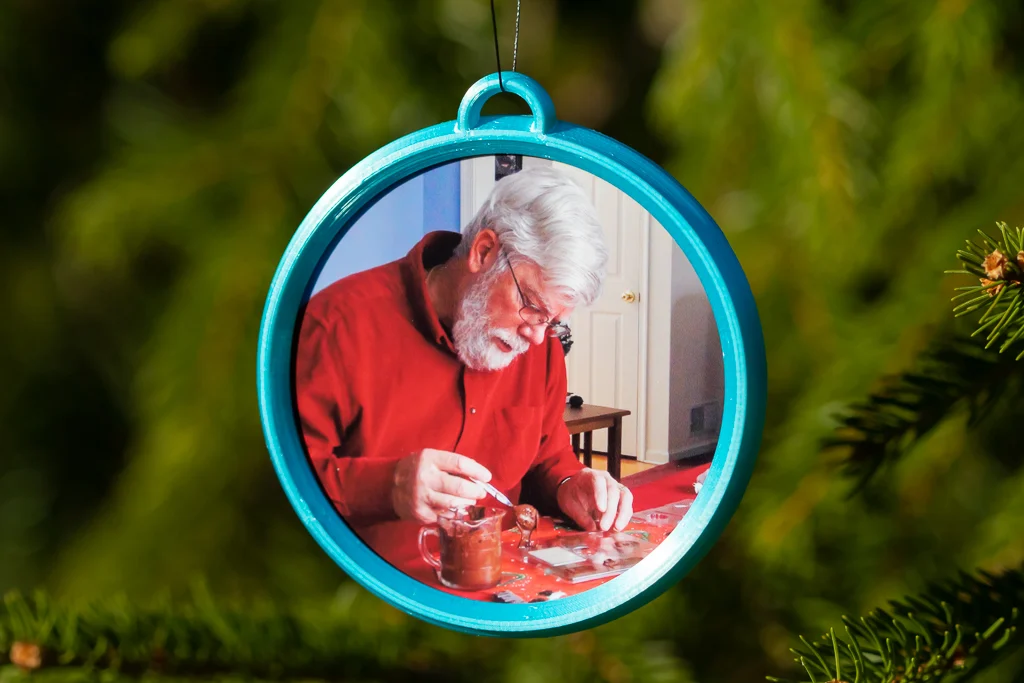 Picture Frame Christmas Ornament