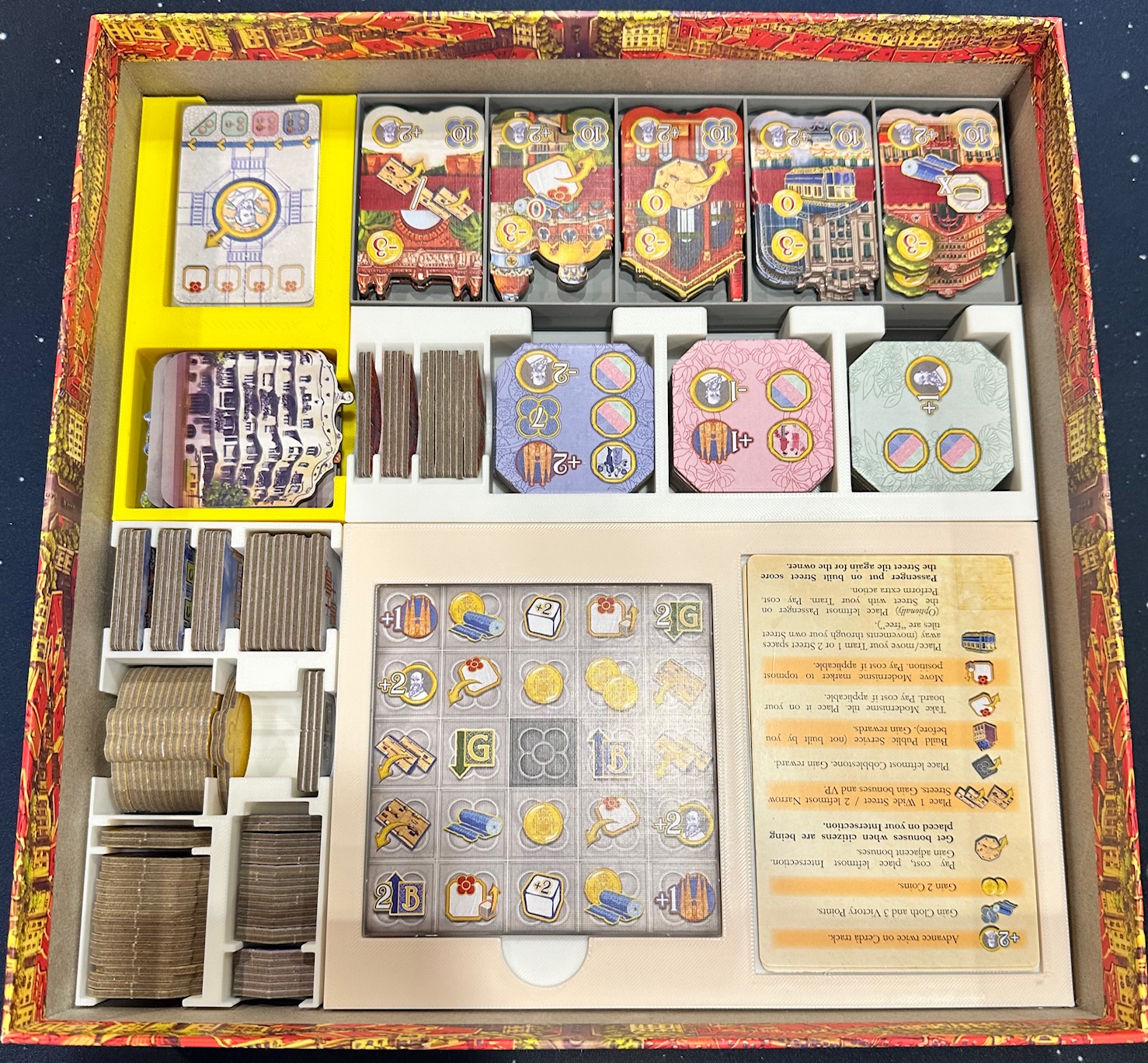 Barcelona Boardgame Insert + PASSEIG EXPANSION and PROMOS