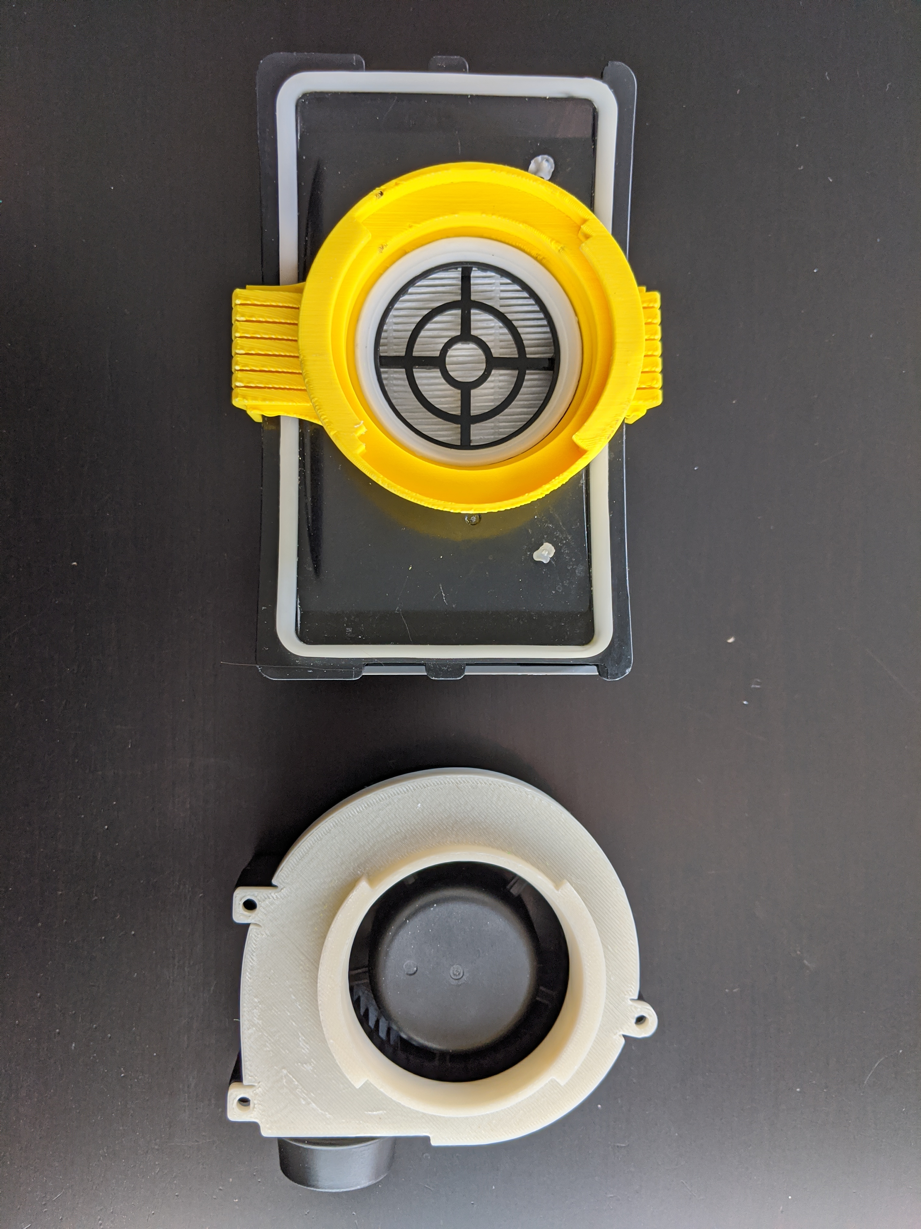 PAPR Filter to Fan Quick Connect