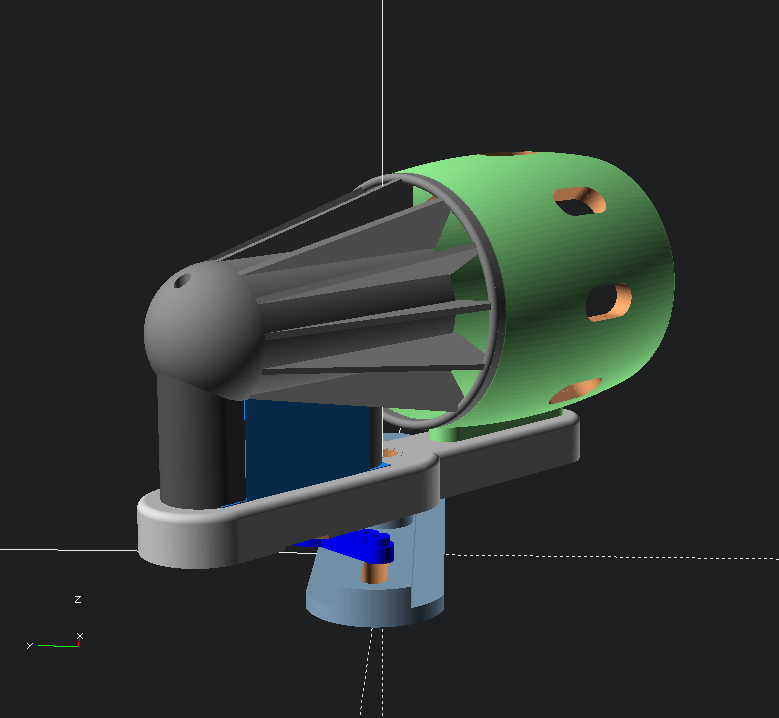 SUP Thruster with Servo