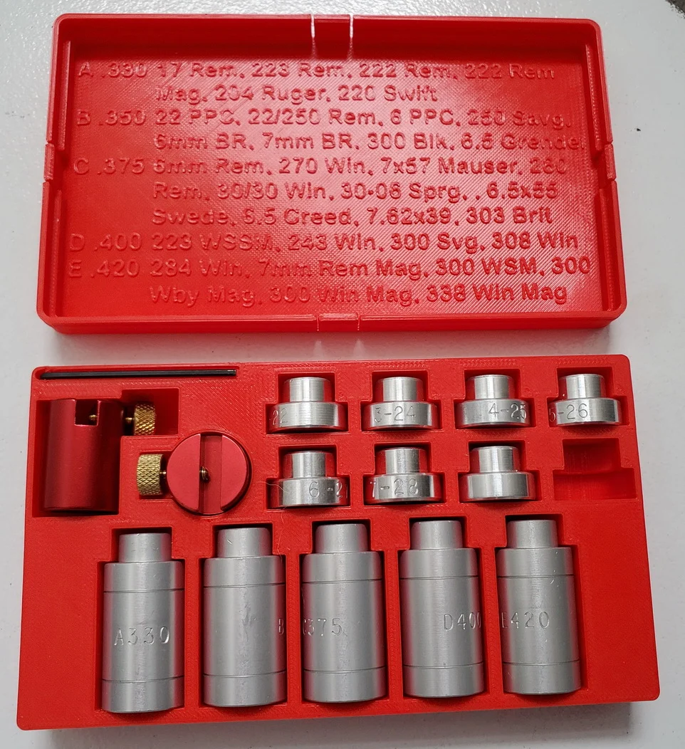 Organizer Box for Hornady Comparator Set