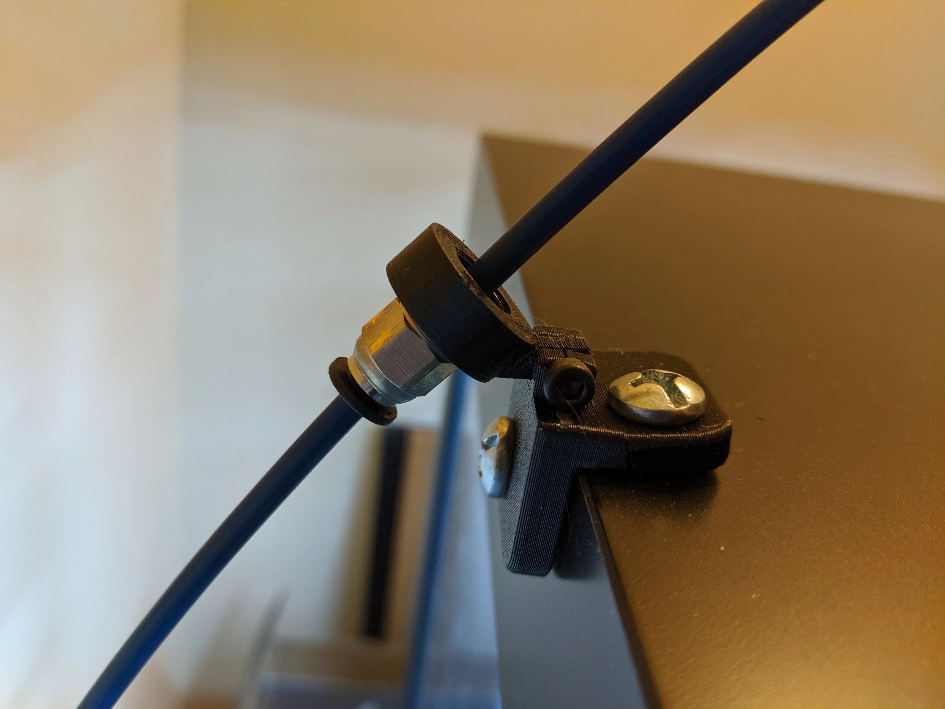 Ikea LACK Edge Mount for M10 PTFE Pneumatic Fitting