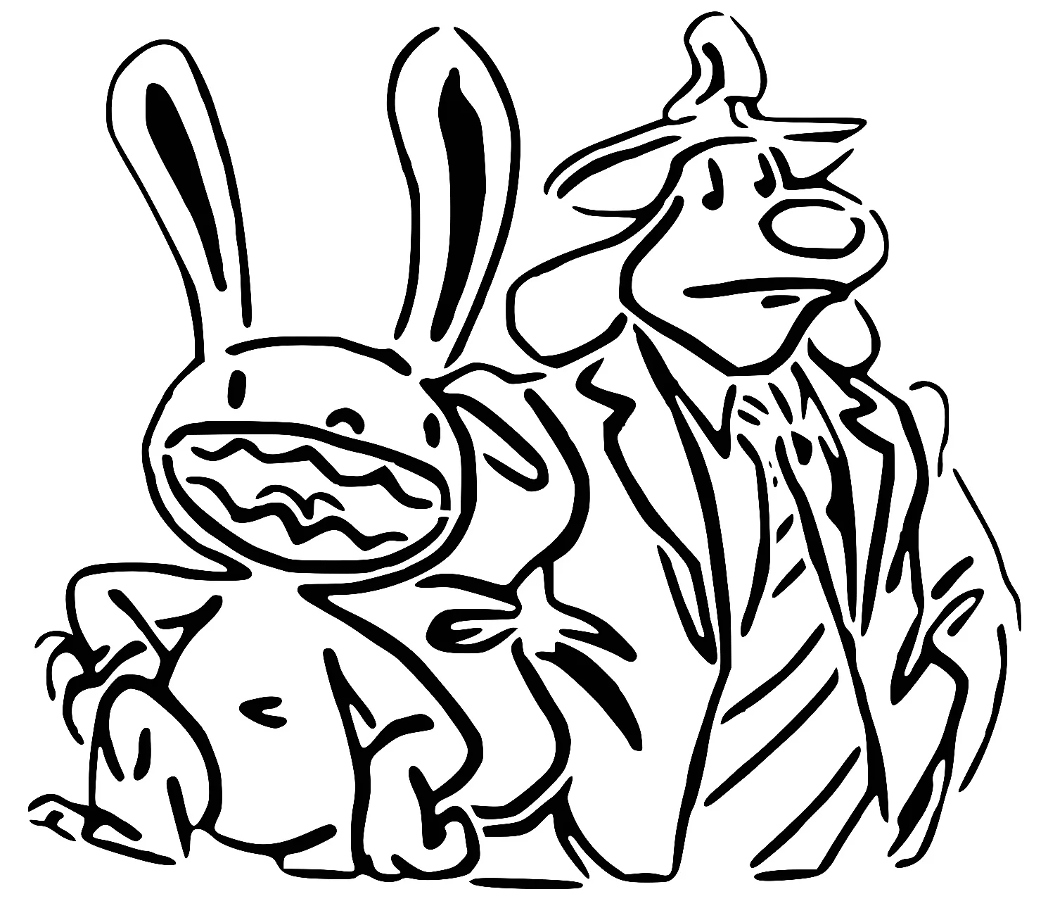 Sam and Max stencil