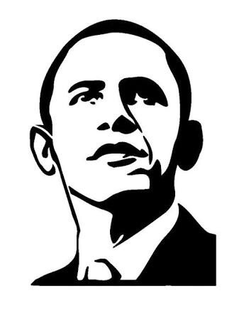 Obama stencil