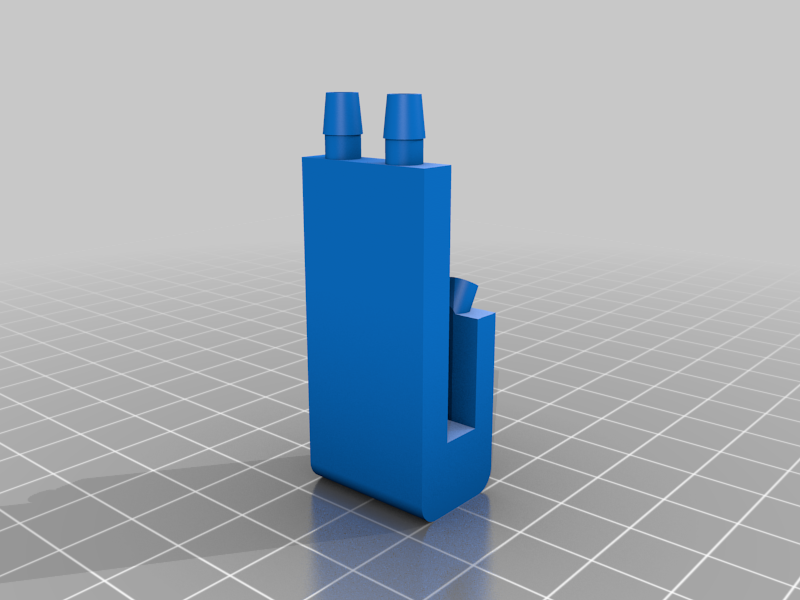 Saltwater aquarium: dual dosing pump outlet