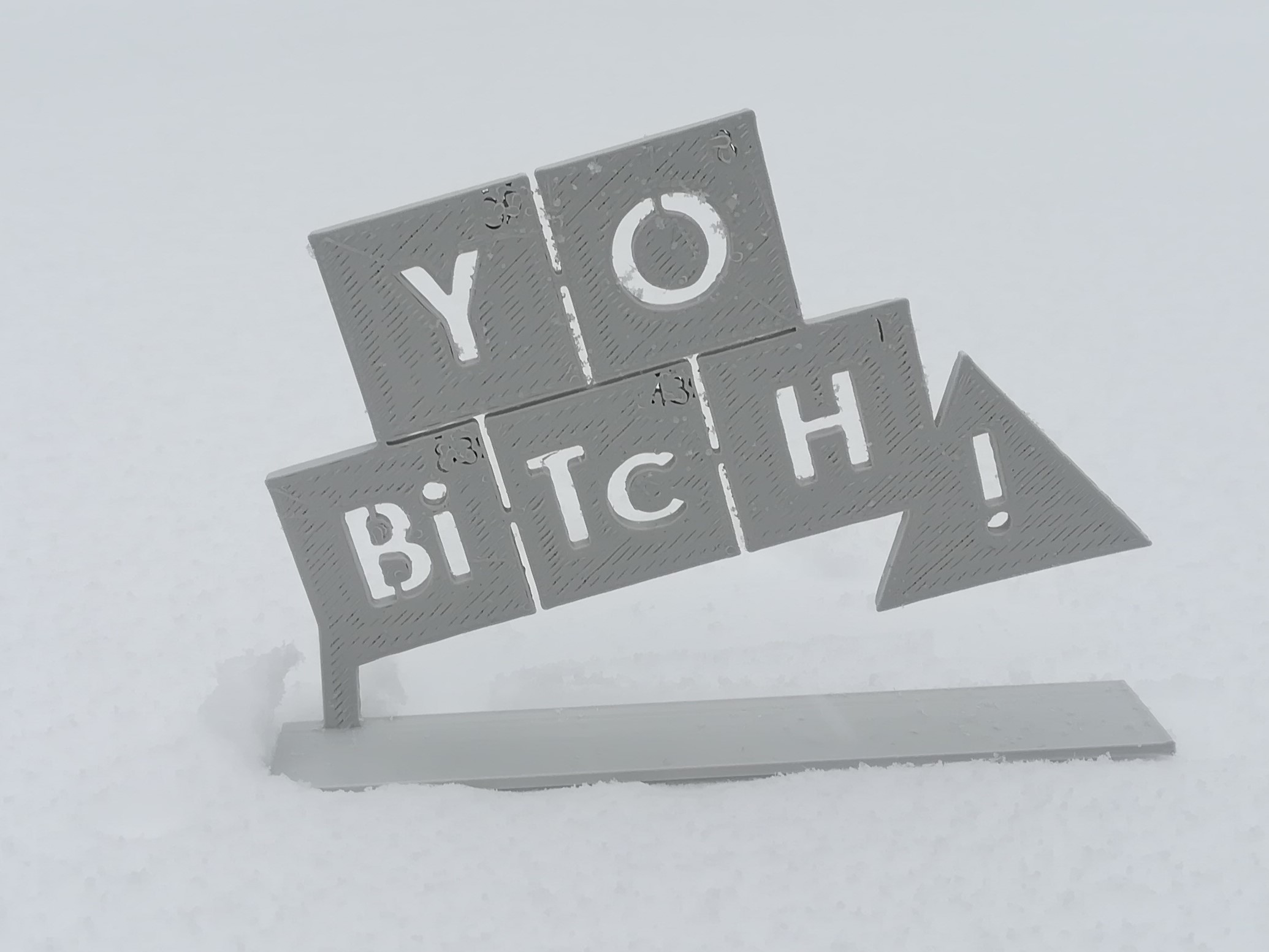 Breaking Bad ''Yo Bitch'' Sign
