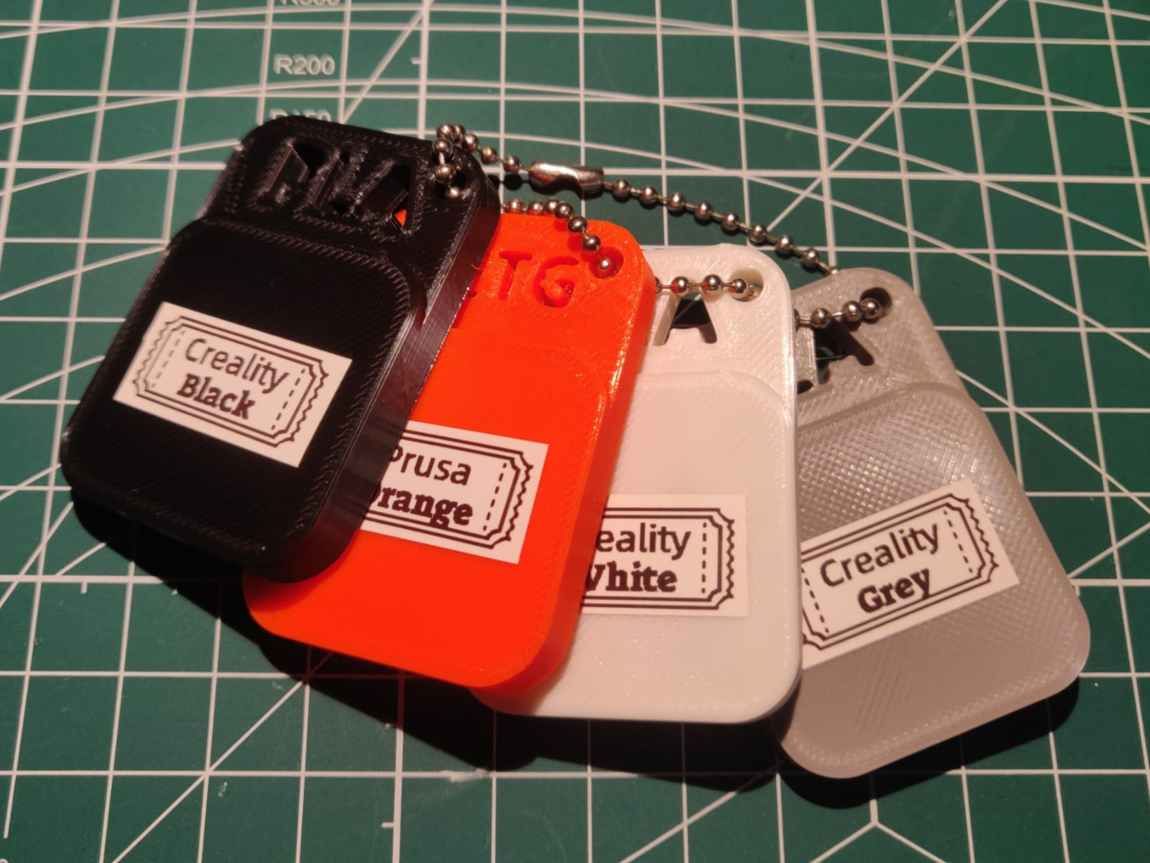 Keychain Filament Sample