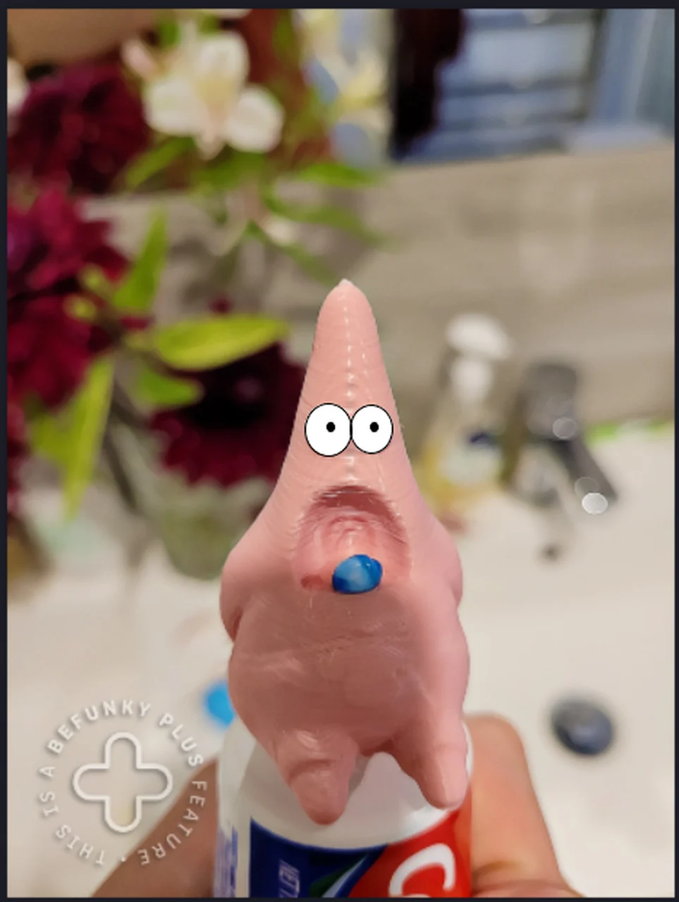Patrick Toothpaste vomit