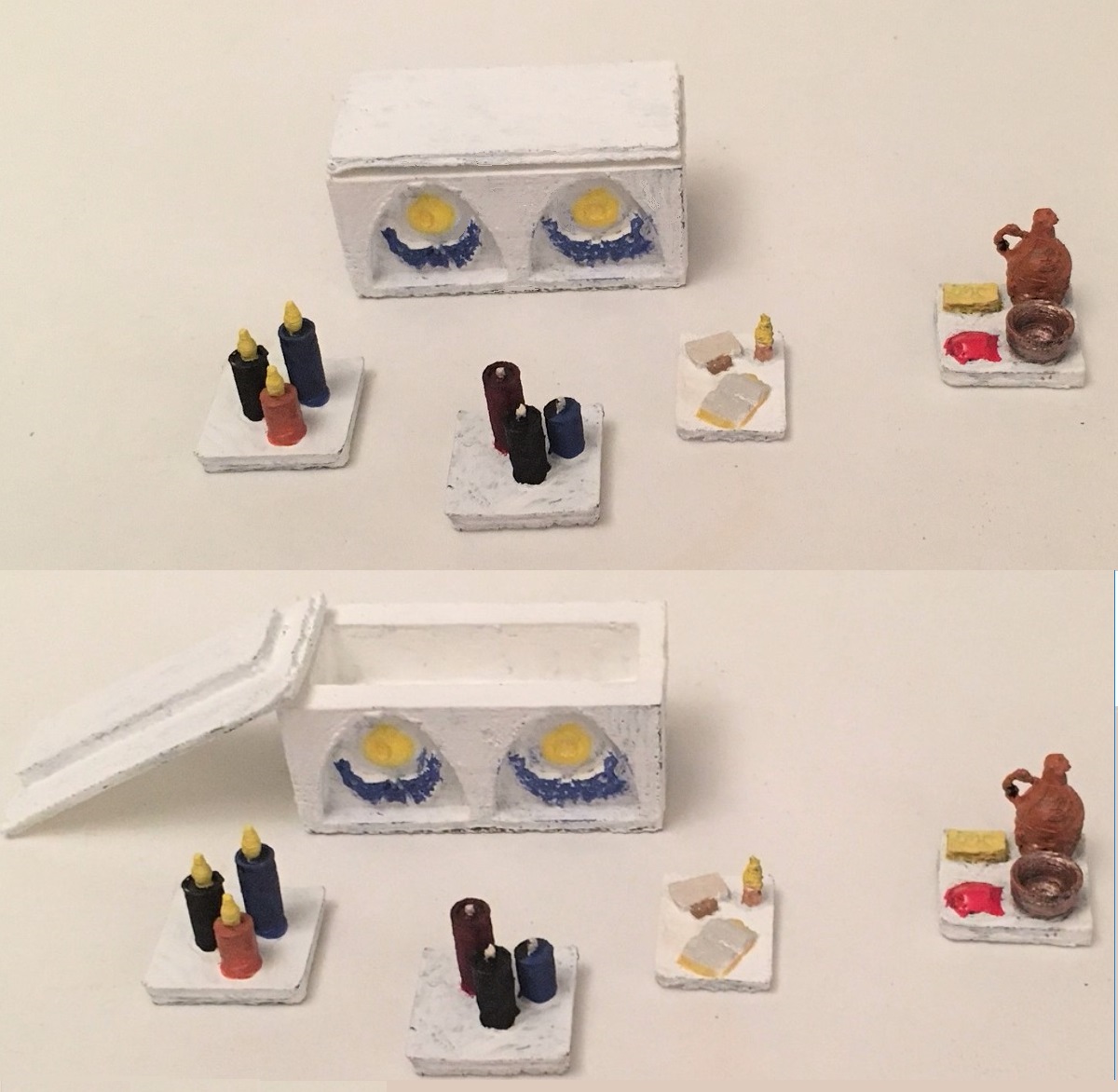 Miniature Moon Altar with Accessories