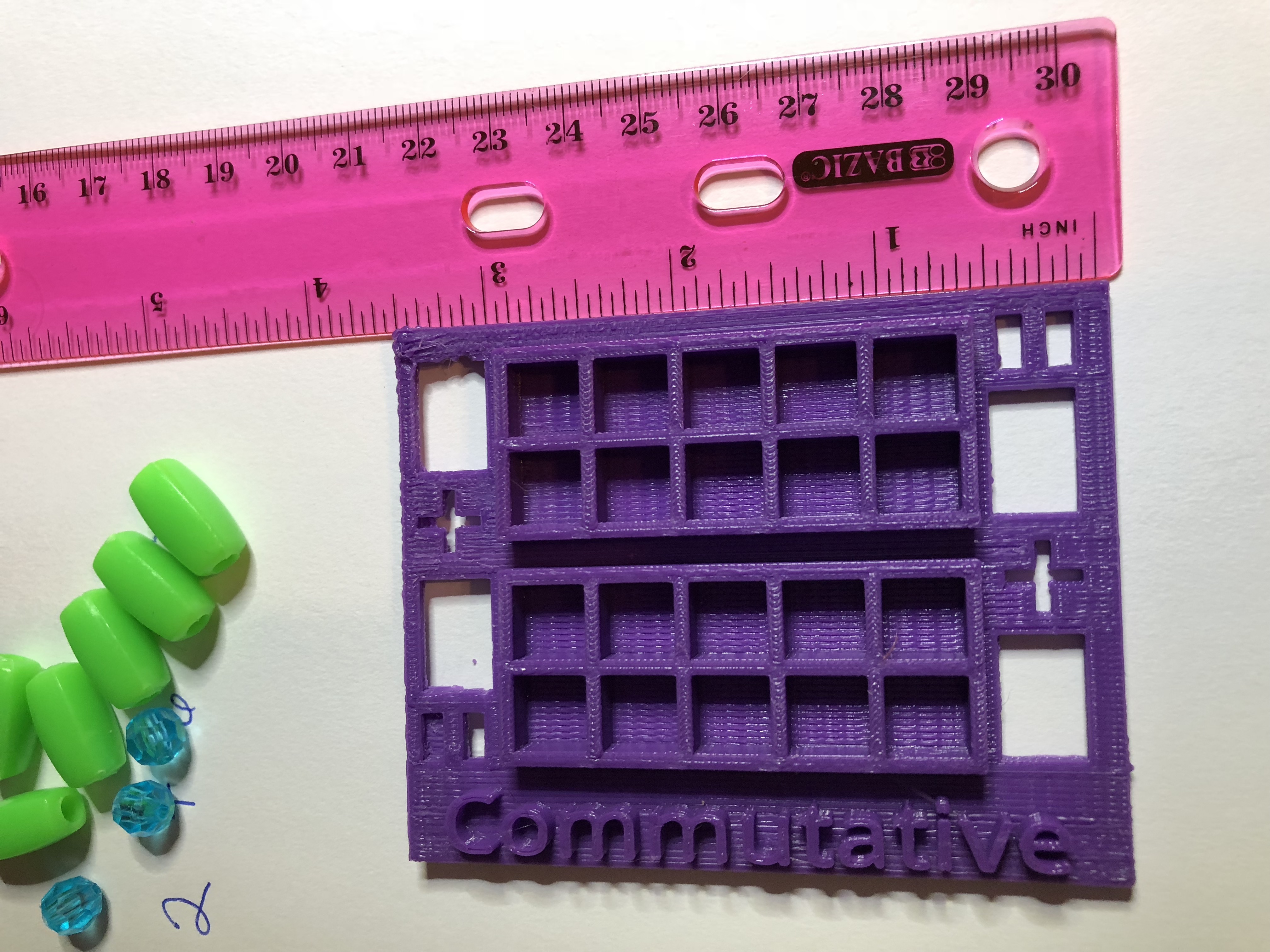 3D Commutative Property 10-Frame Counters