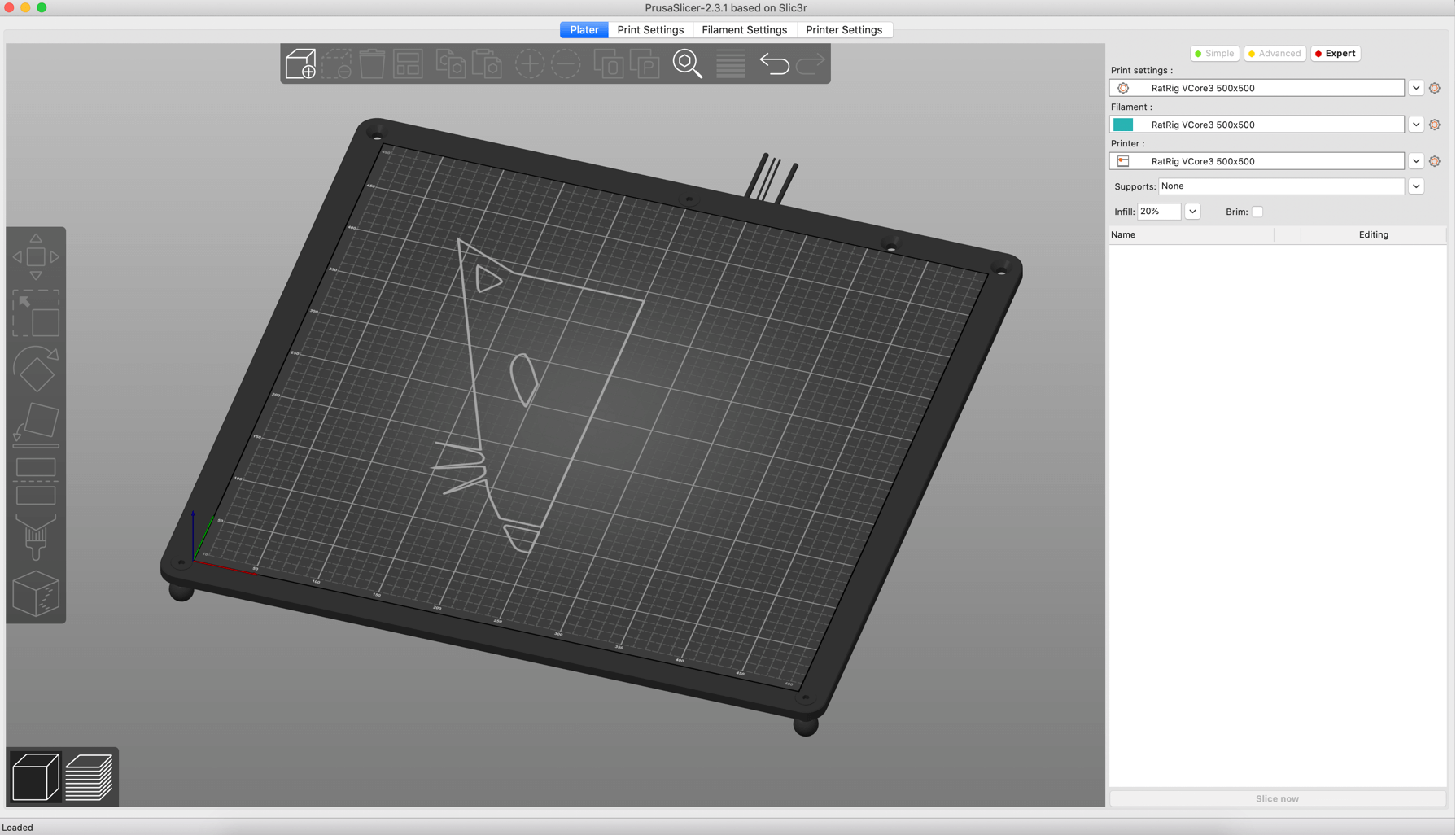 RatRig VCore3  for Prusa Slicer