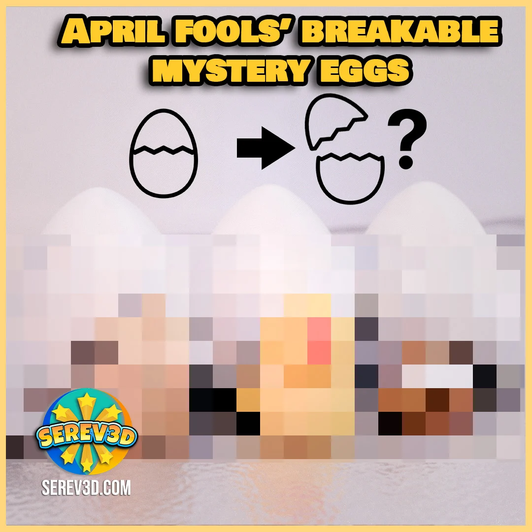 April Fools Breakable Mystery Easter Eggs