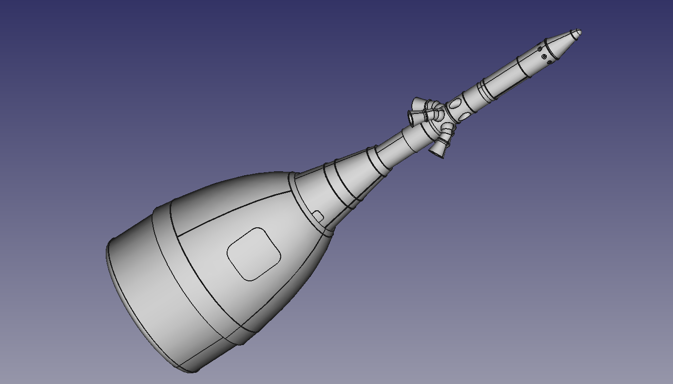 Orion Model Rocket Nose Cone BPC LAS