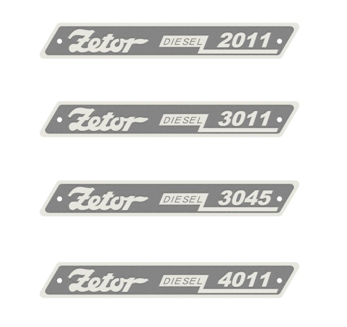 Zetor side emblem