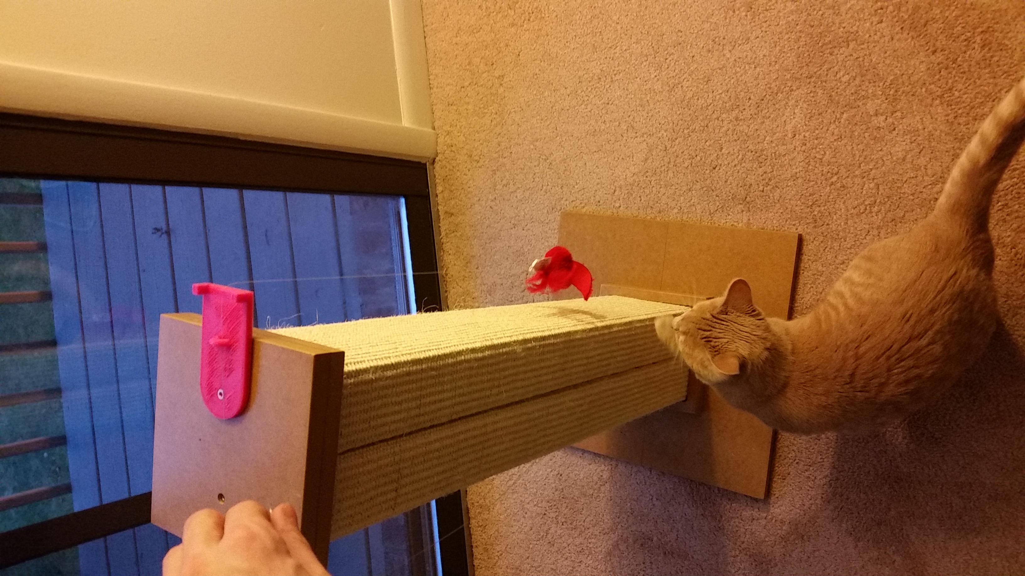 Cat Scratching Post/Table Attachment for Toys
