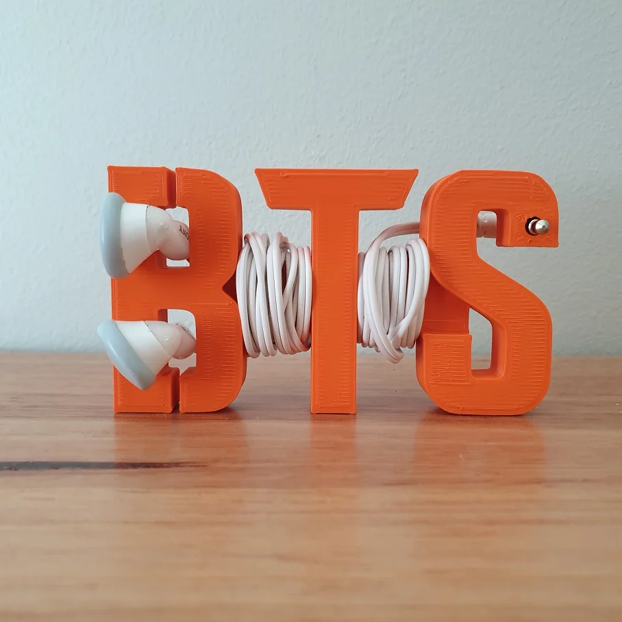 BTS earphone earbud holder