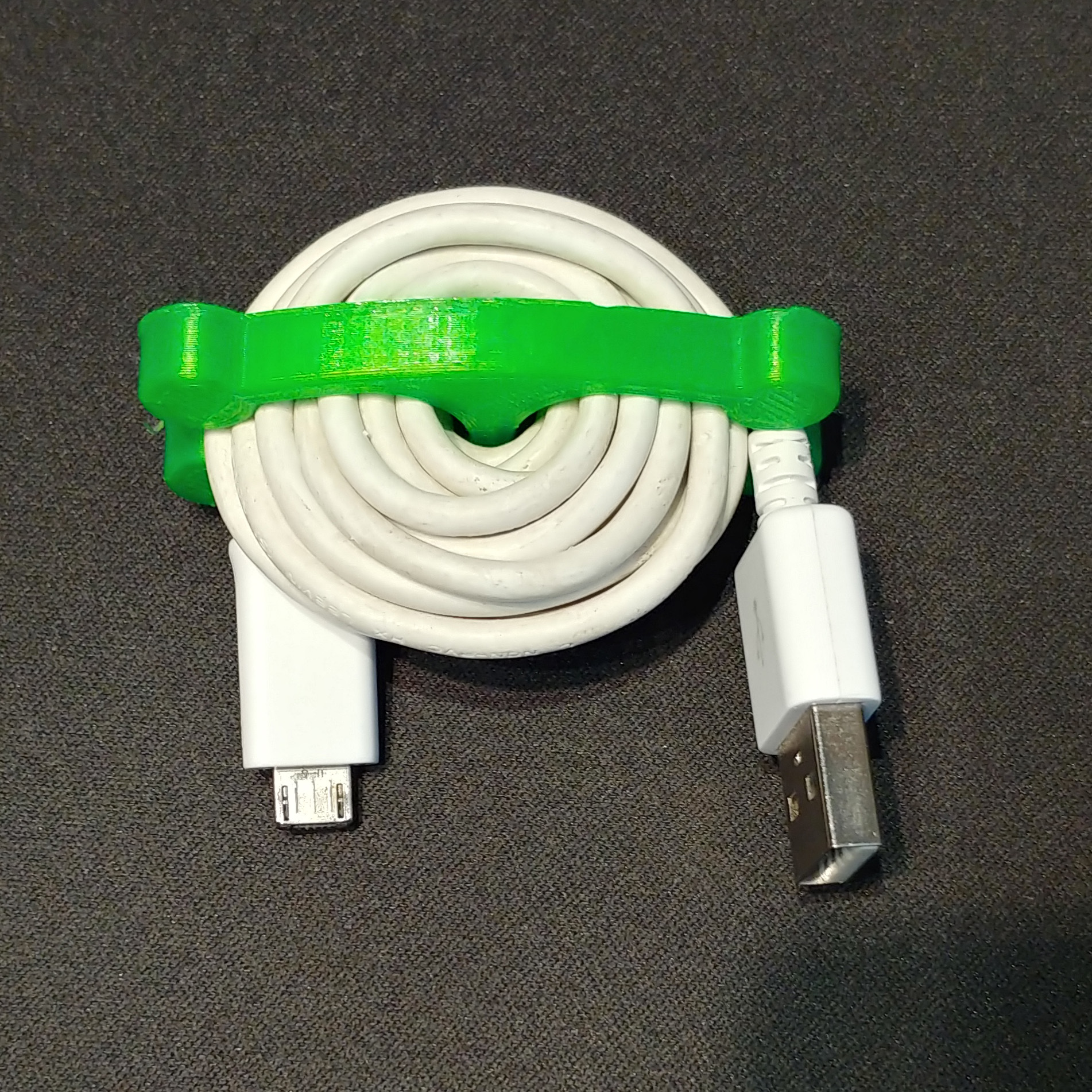 USB wire cable holder coiler