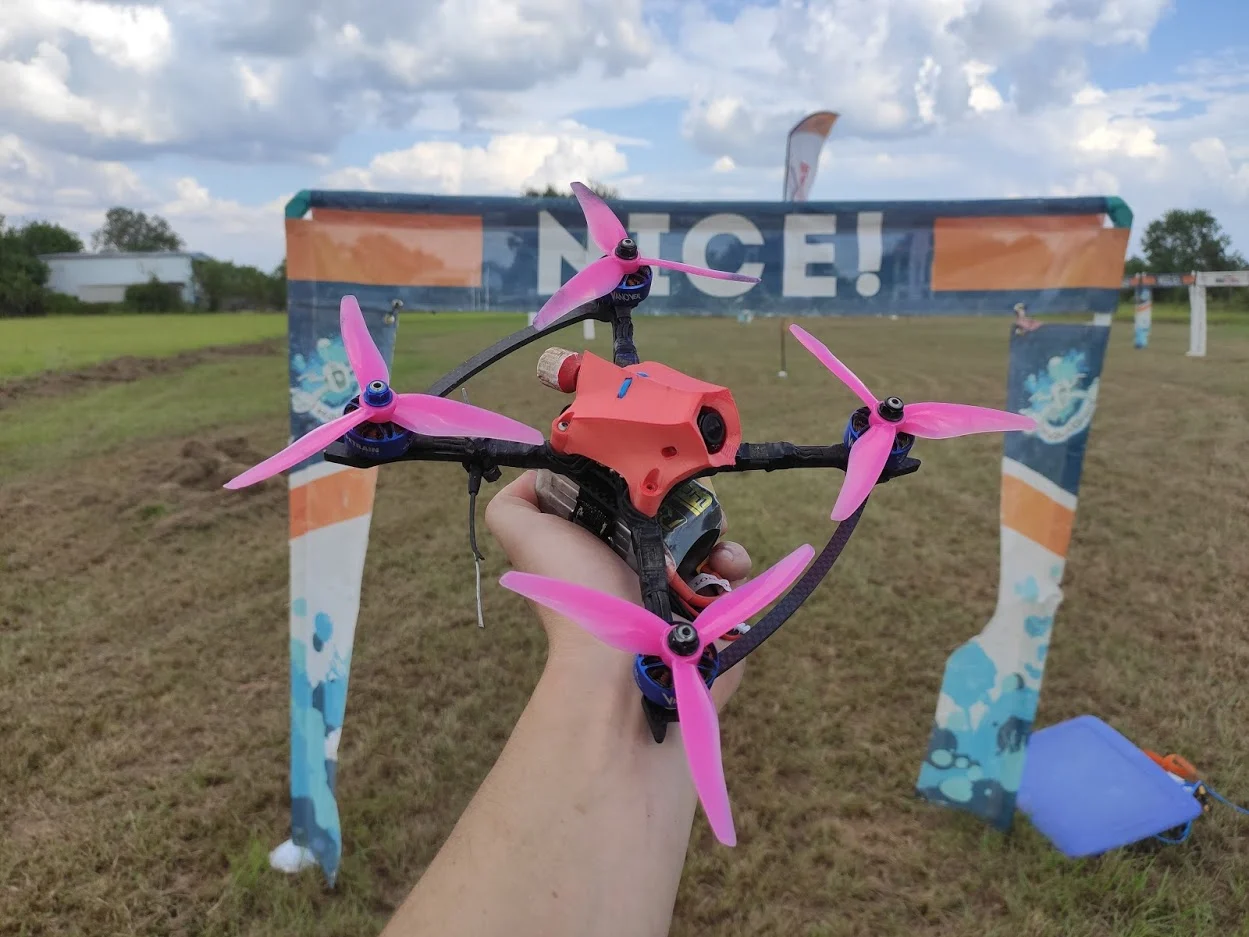 OpenRacer quadcopter frame. Check GITHUB link!
