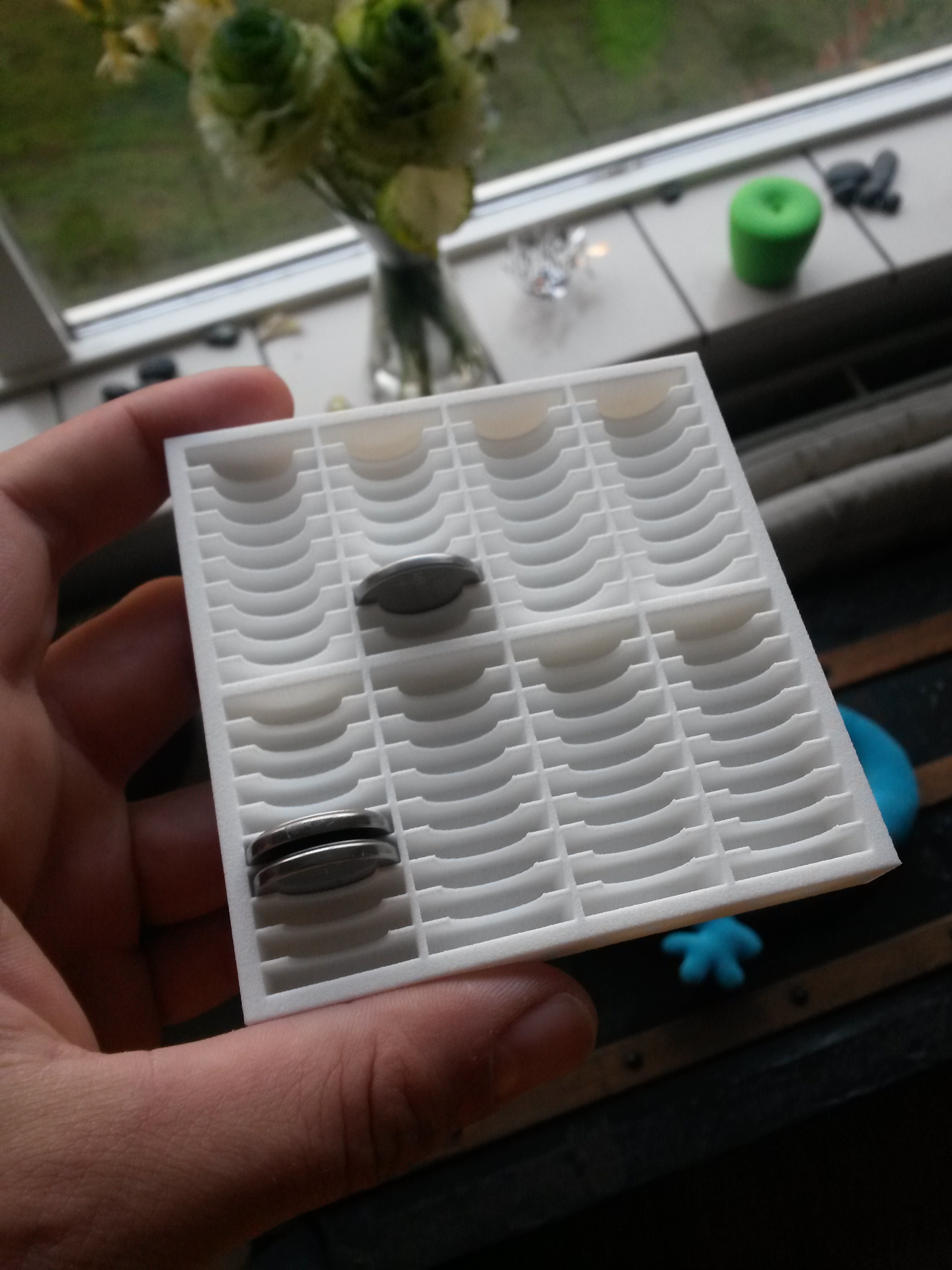 Battery - button cell storage