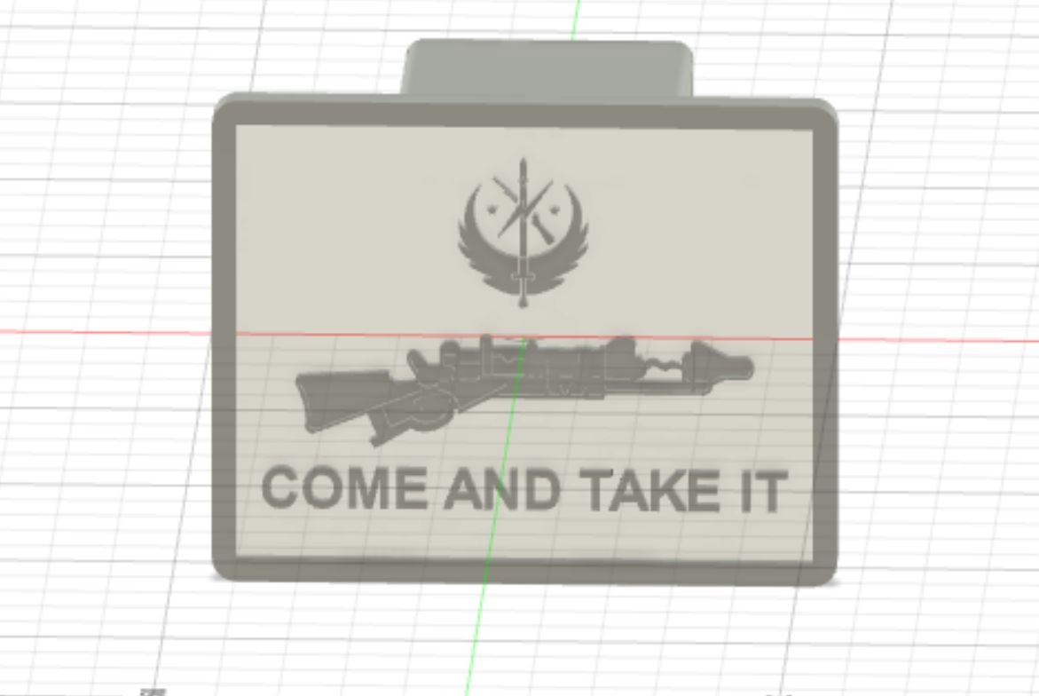 Minutemen come and take it 2in hitch cover
