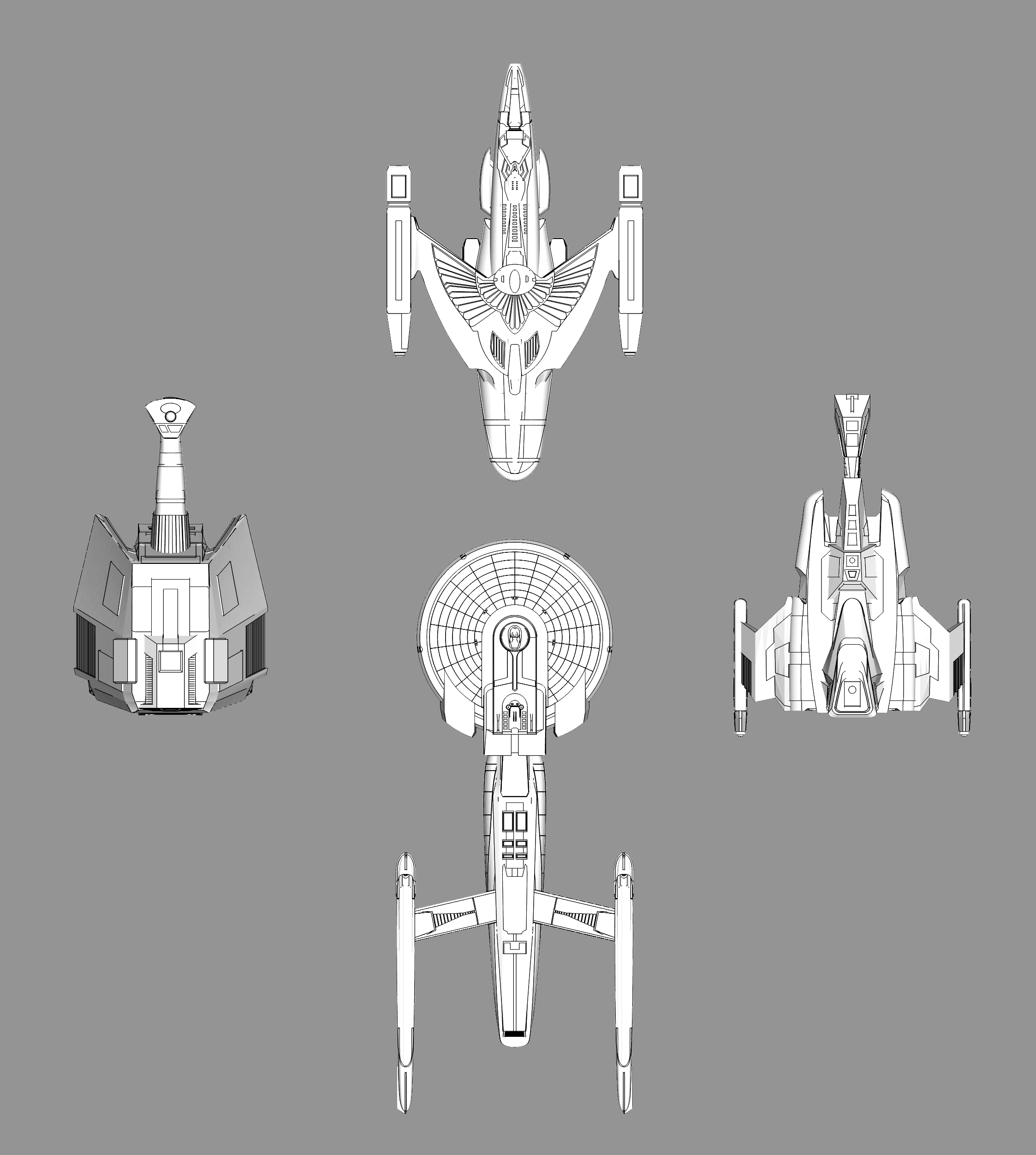 FASA Battleships: Star Trek starship parts kit expansion #11