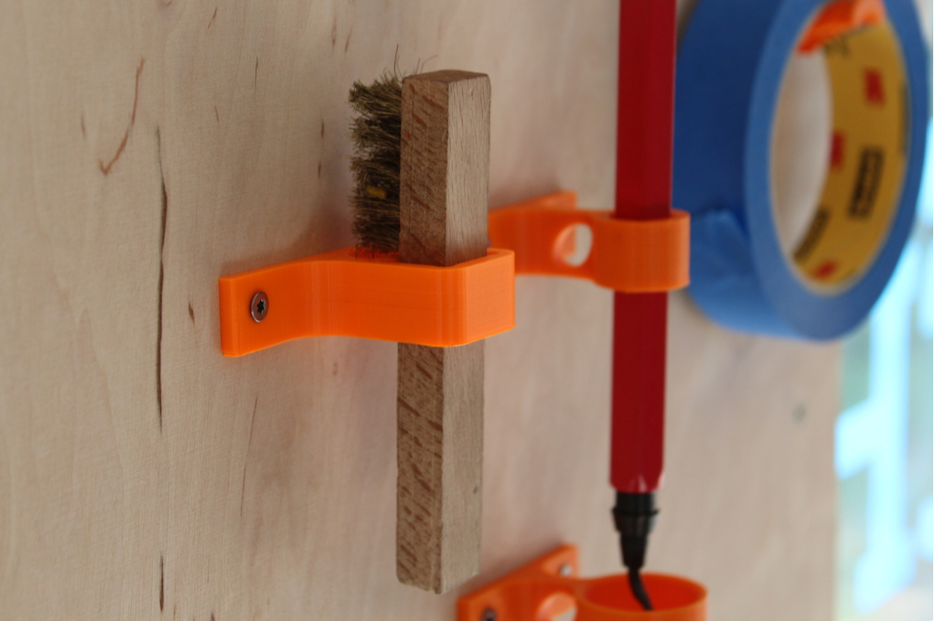 spark plug cleaning brush wall mount