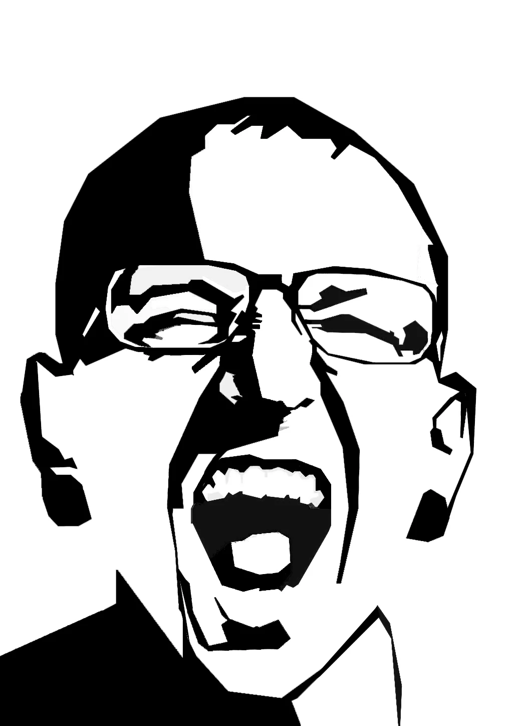 Chester Bennington stencil decorative