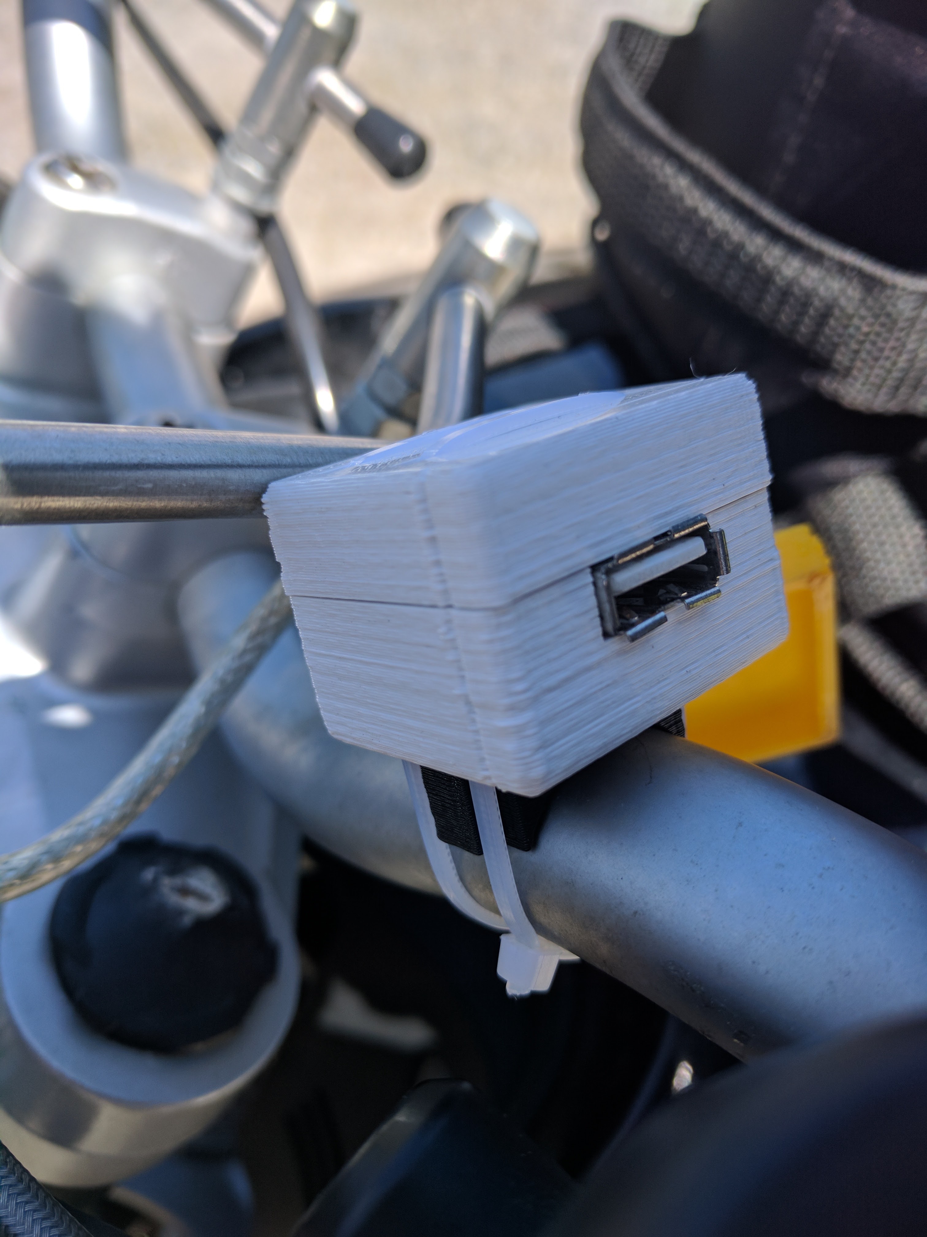 USB plug for motorcycle