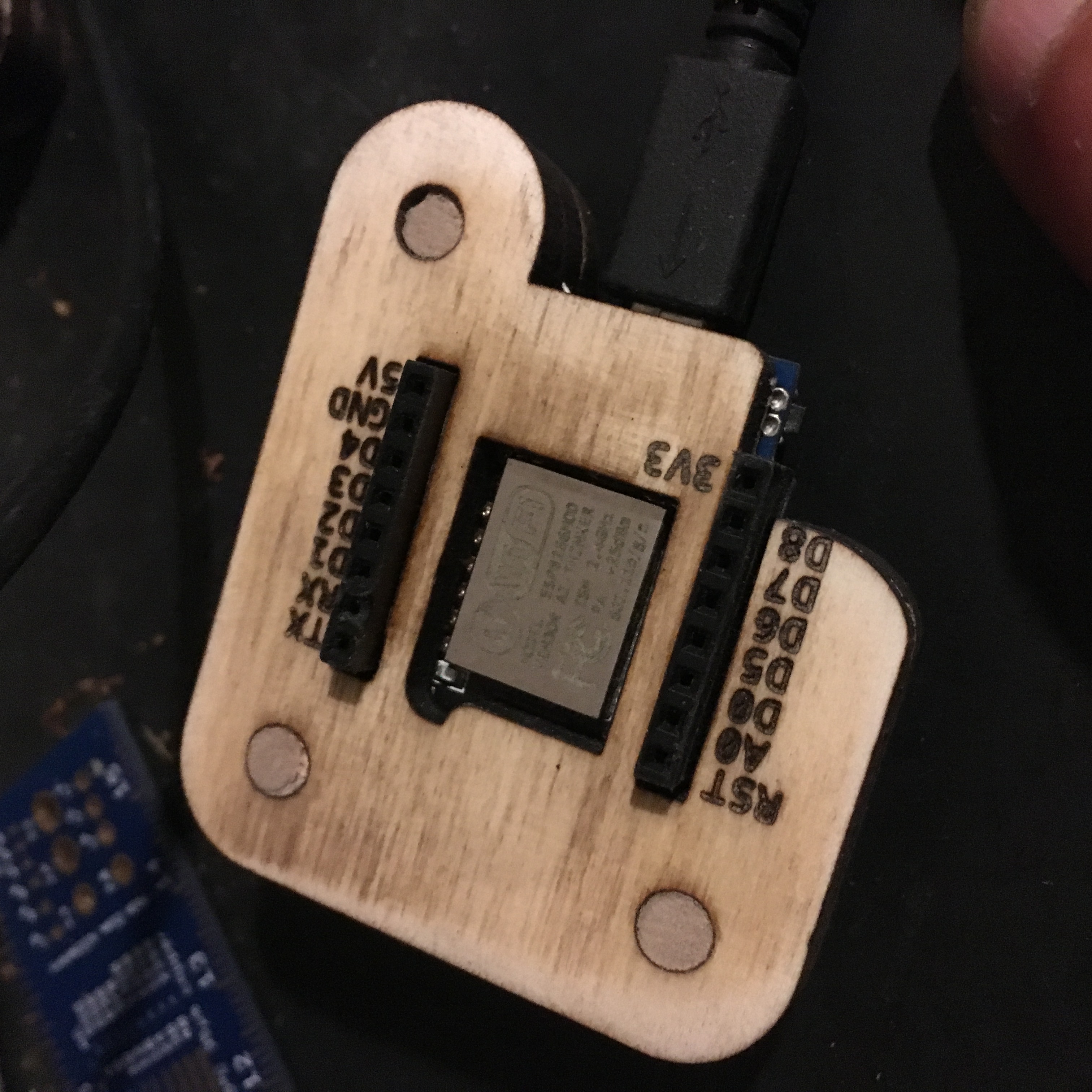 Laser Cut Wemos D1 mini/pro enclosure