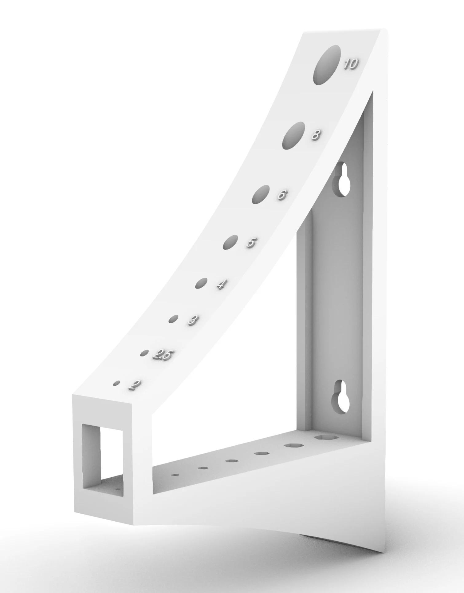 Wall mount for T-Handle Allen Keys