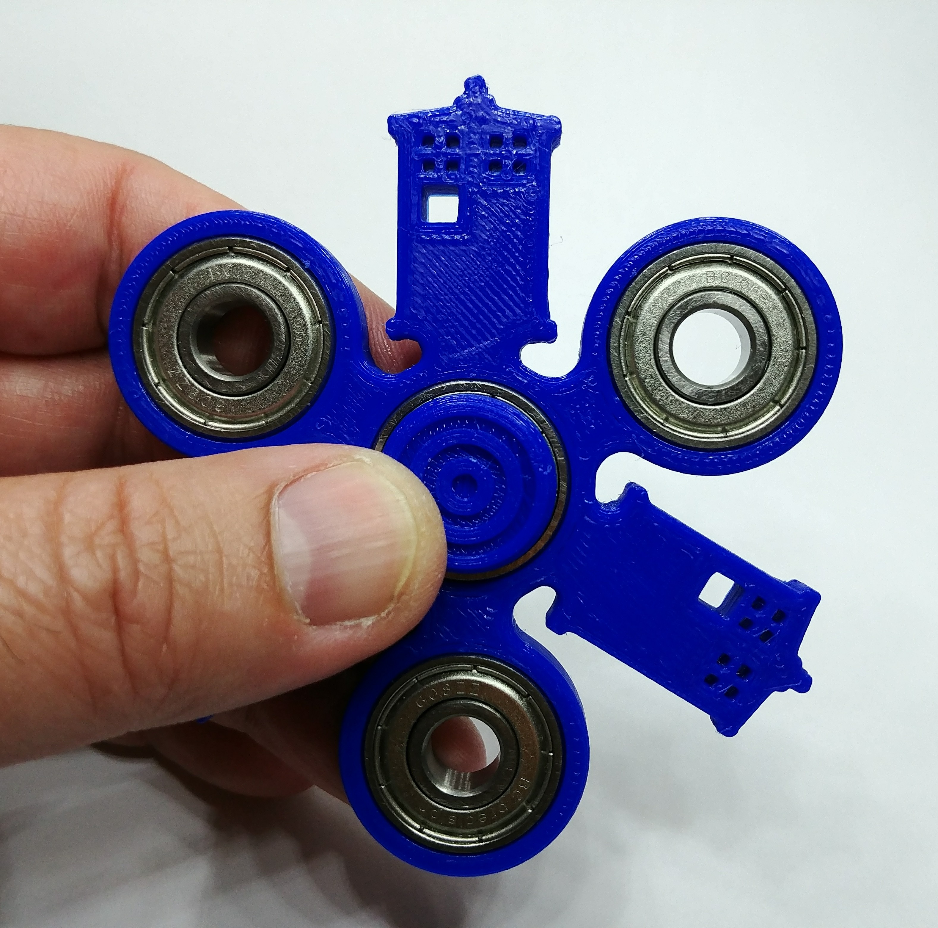 Police Box Spinner (resembles a Tardis)