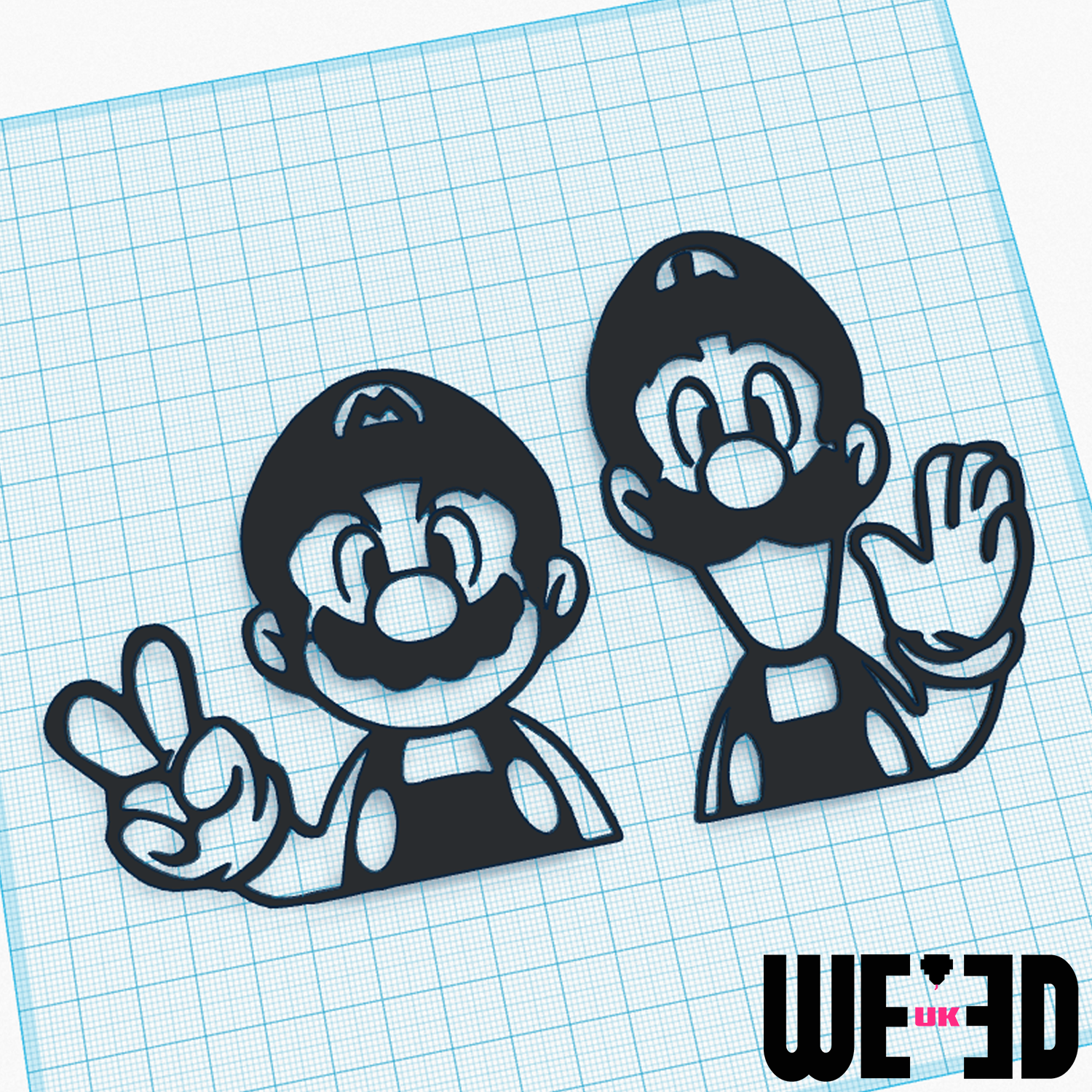 Mario & Luigi Art - We3dUK
