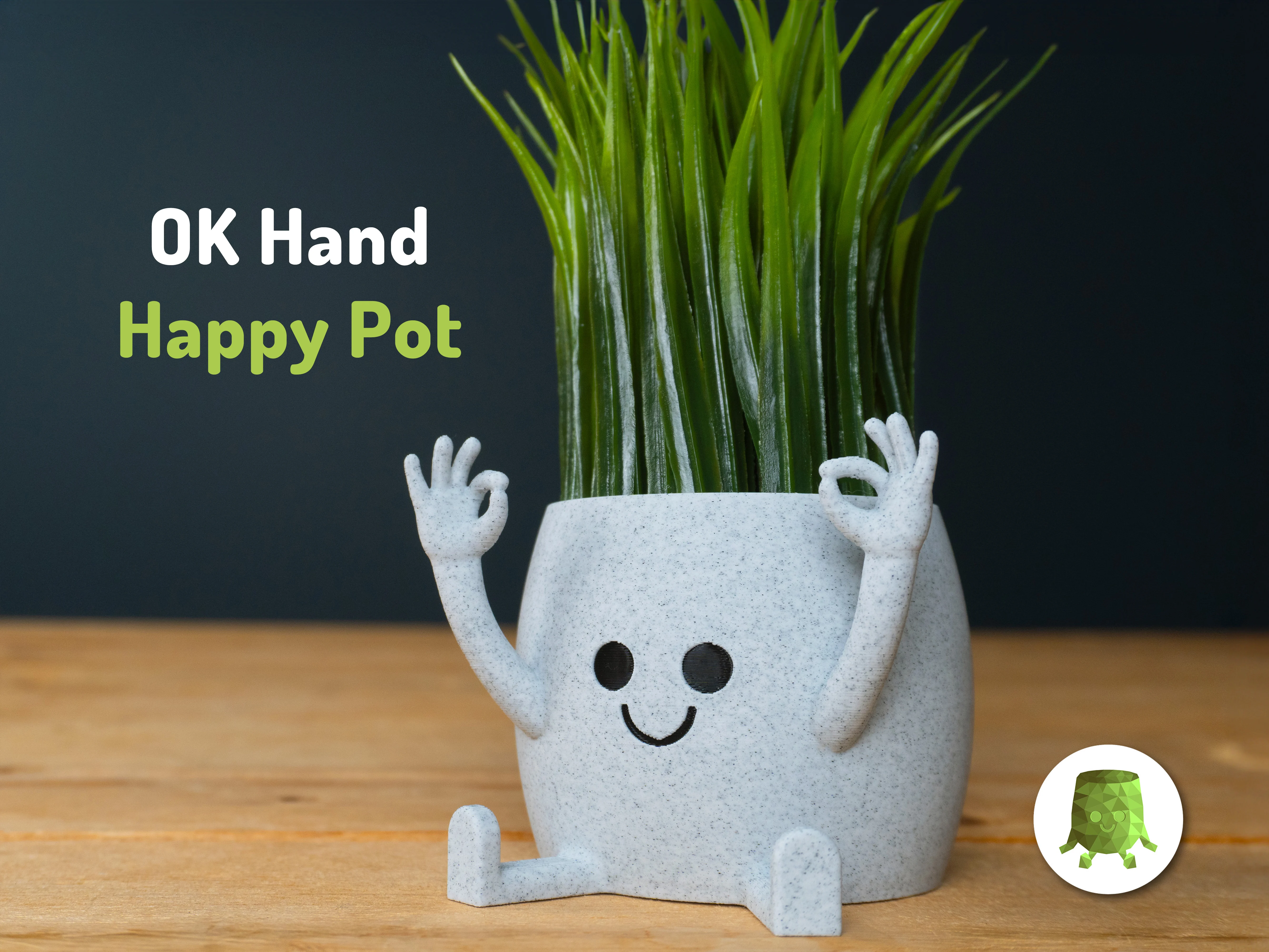 OK Hand Sitting Pot