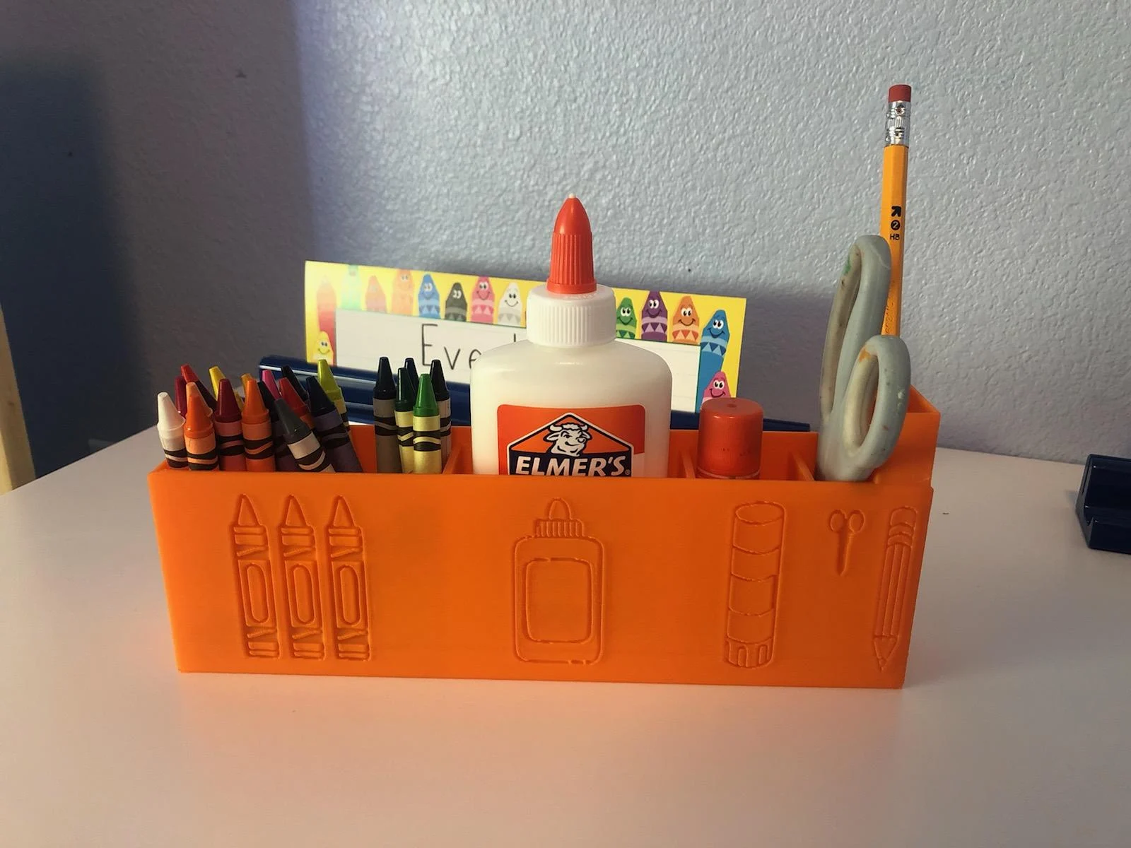 Preschool Supply Organizer