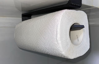 Paper towel roll holder