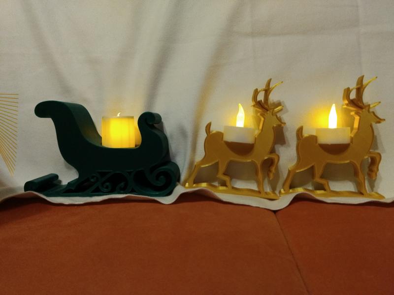 Rentierschlitten - Reindeer sleigh