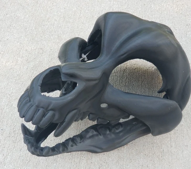 Dog skull mask (medium canine skull mask)