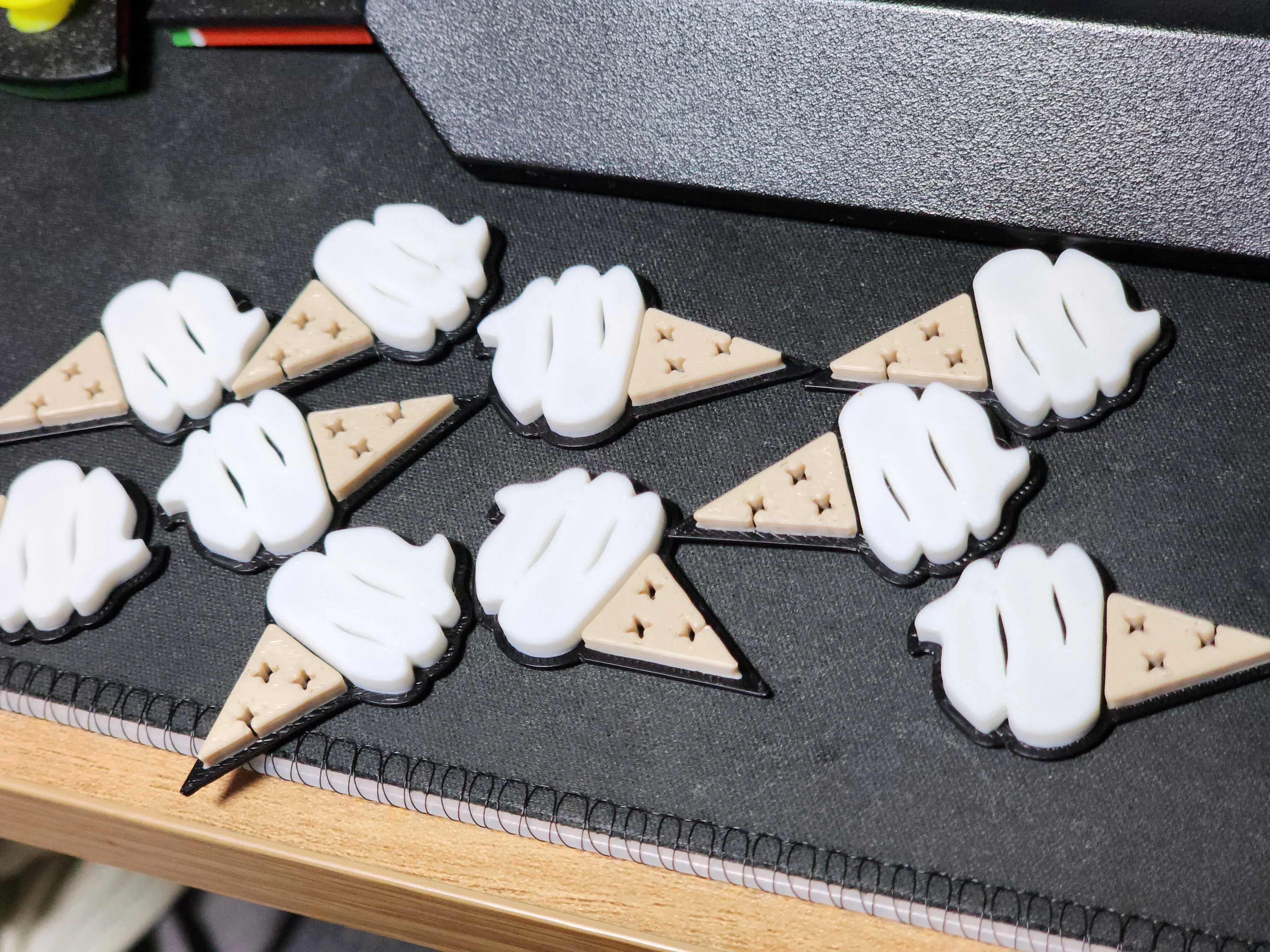 icecream croc charm jibbitz