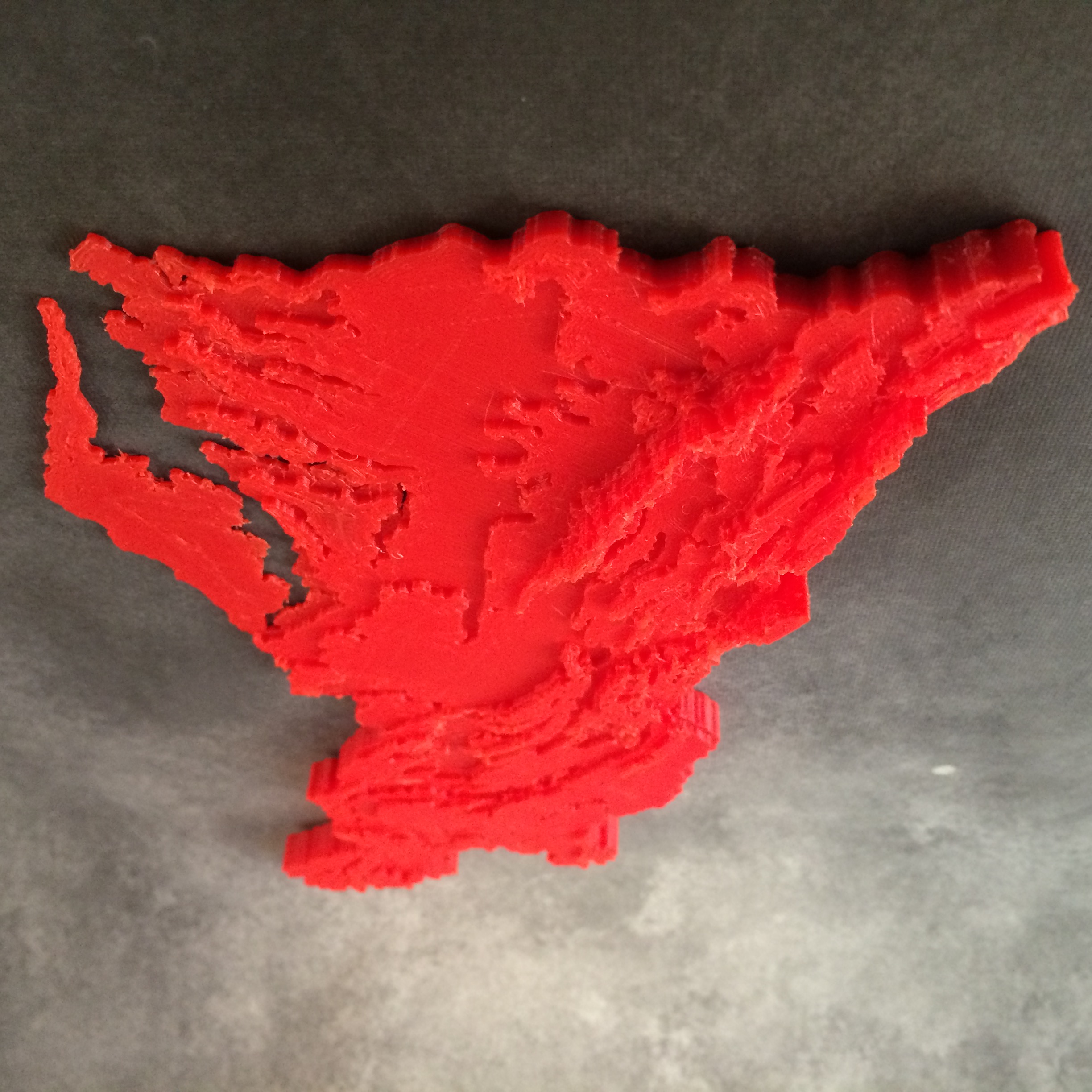 Chesapeake Bay Watershed Contour Map