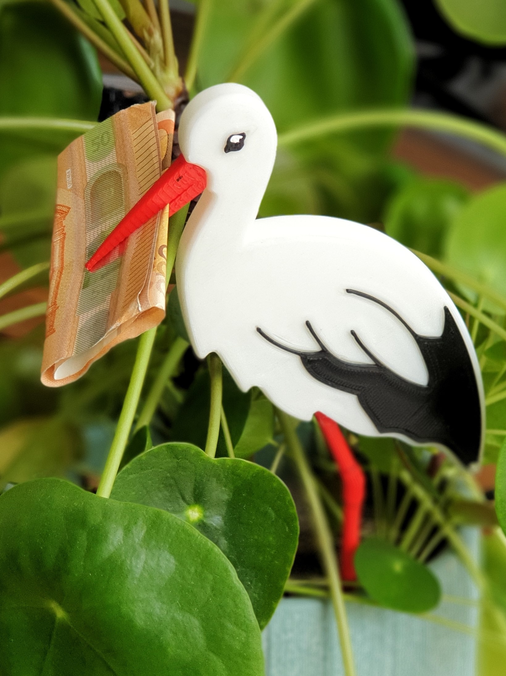 Stork - Baby Gift / Storch / Newborn Bird