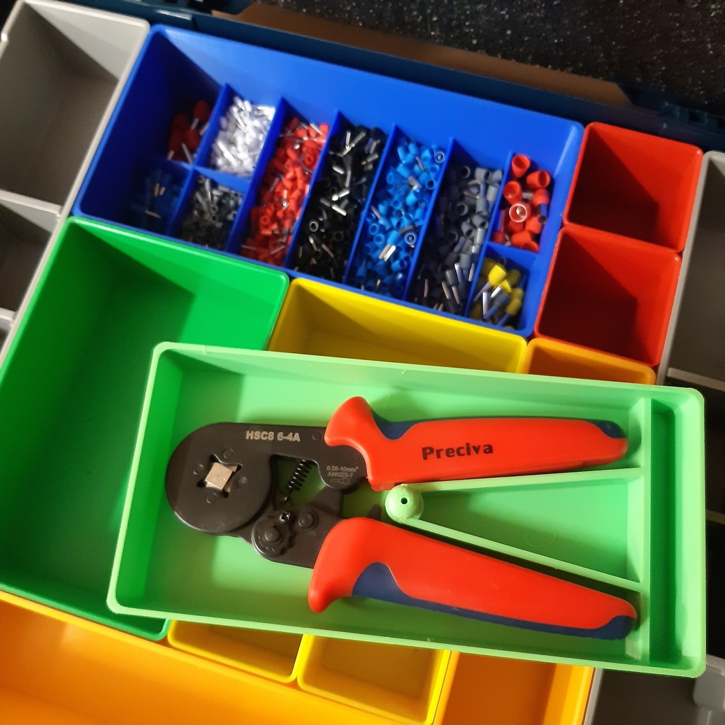 L-Boxx Einlage Sortierkasten Crimpzange