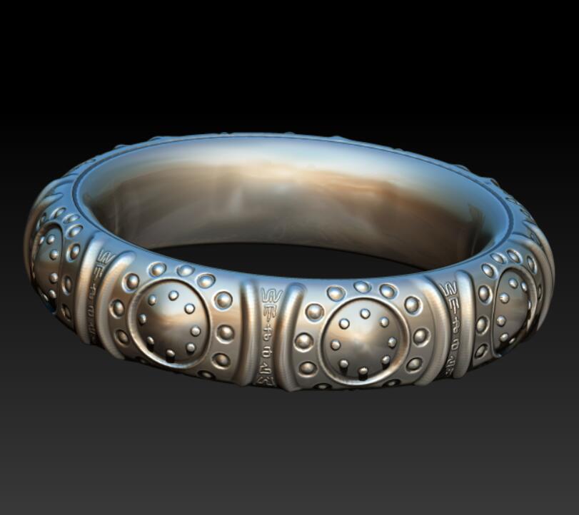 Tibetan Bracelet-Zbrush Practice
