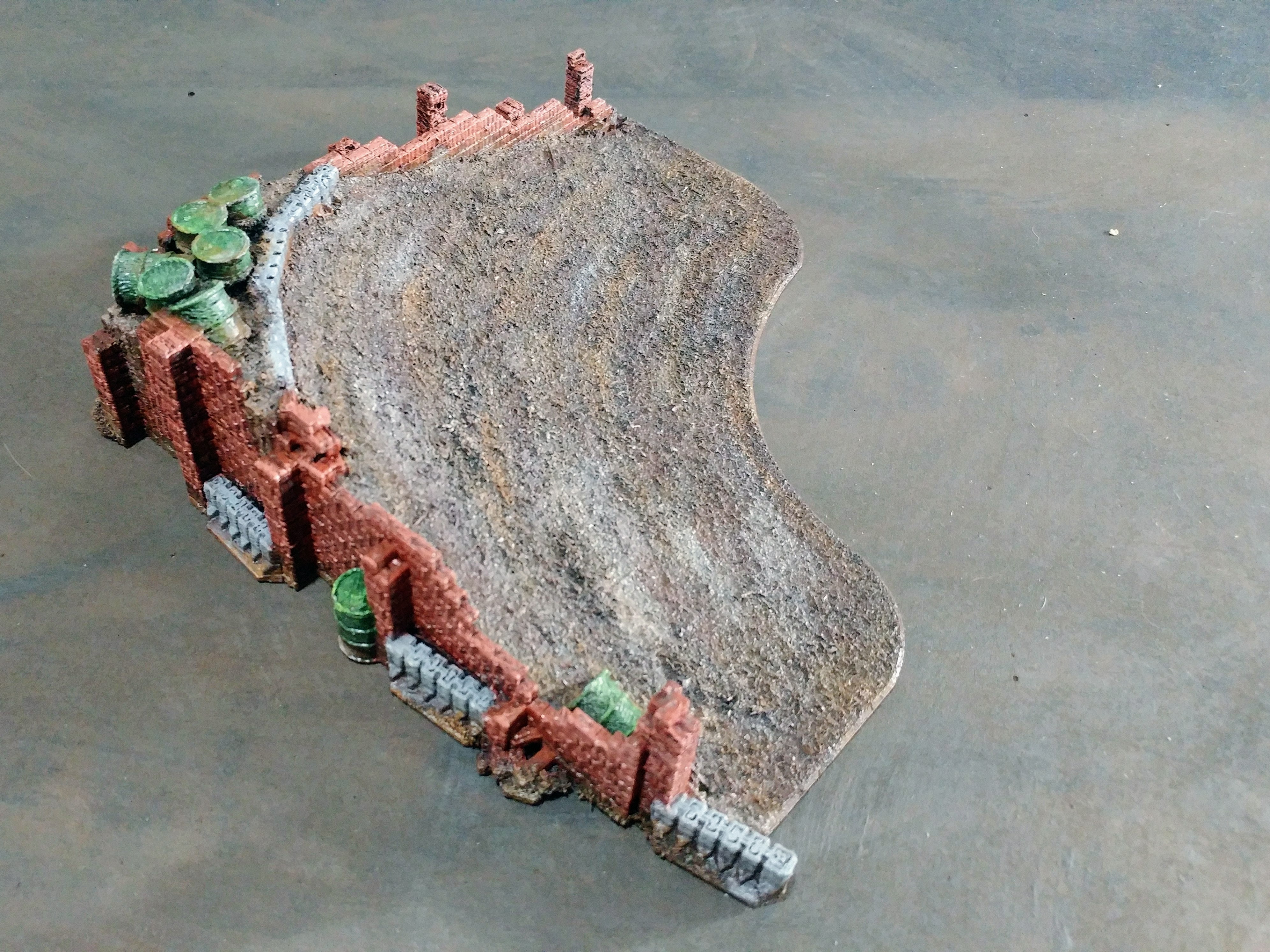 Banked turn for gaslands