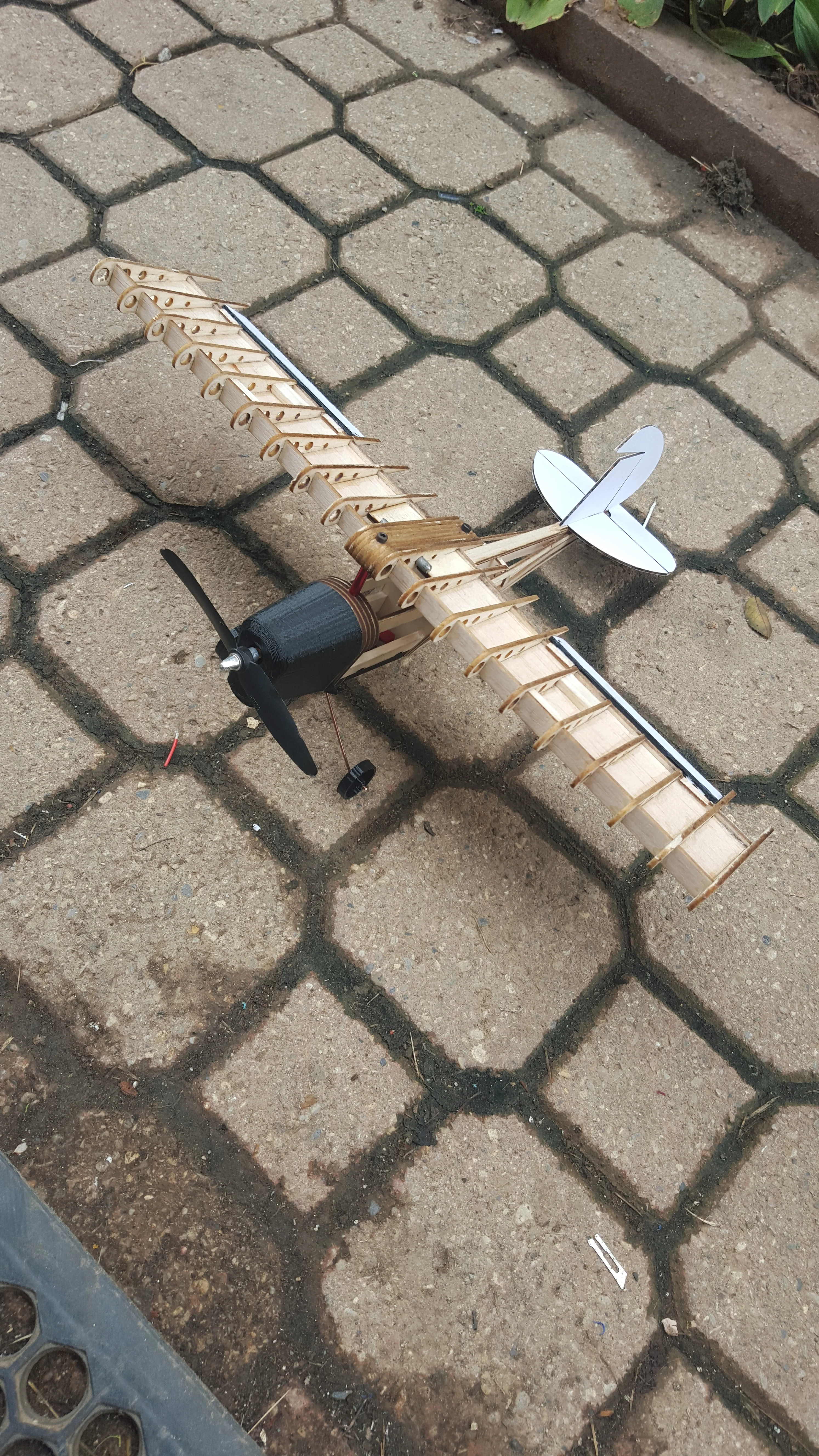 NO MODIFICATION - Laser cut / 3D printed Micro RC BabyAce (airplane)