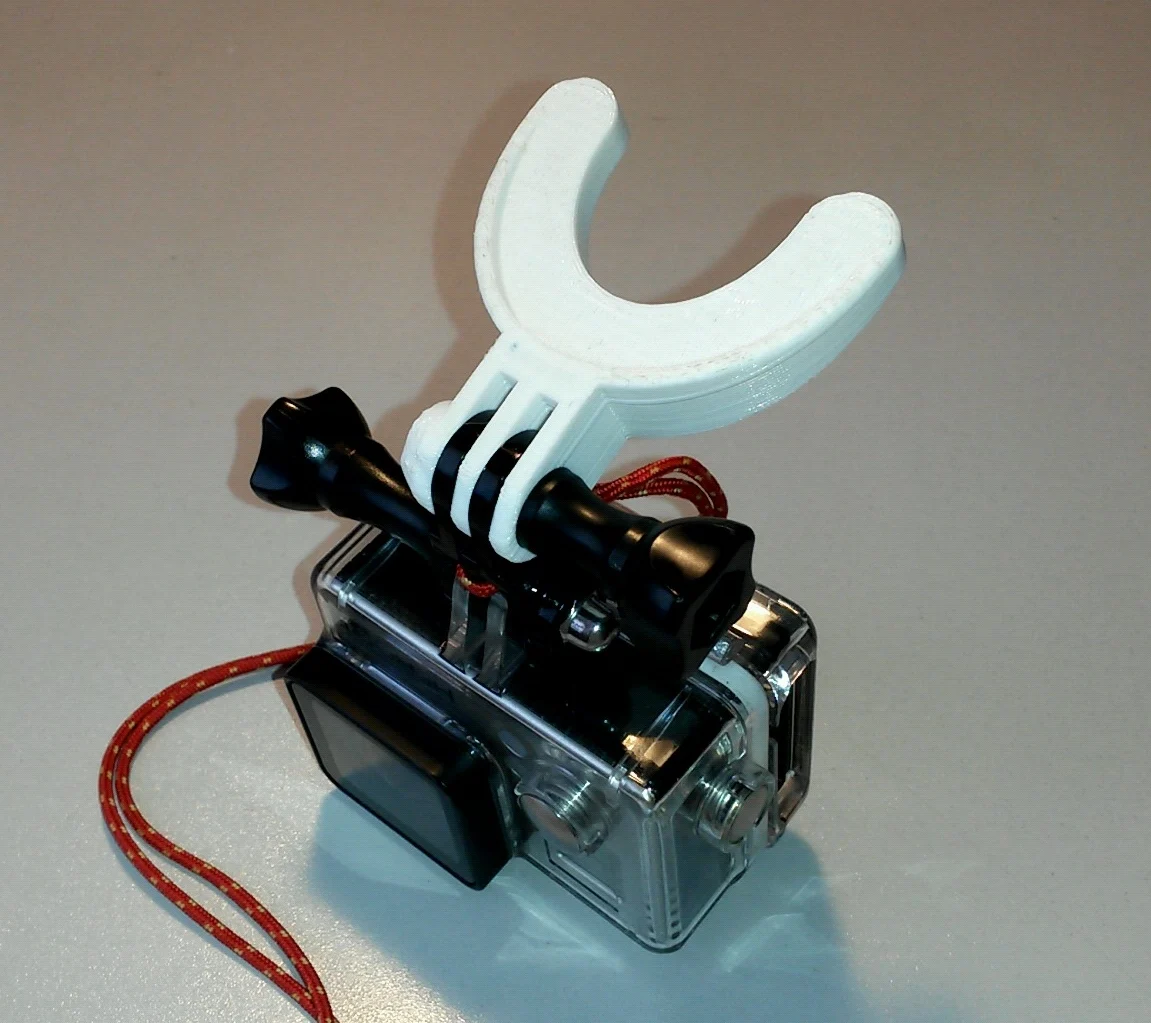 Mouth mount for GoPro