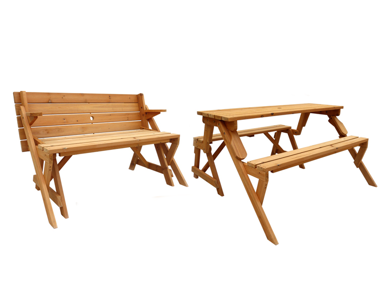Convertible picnic table