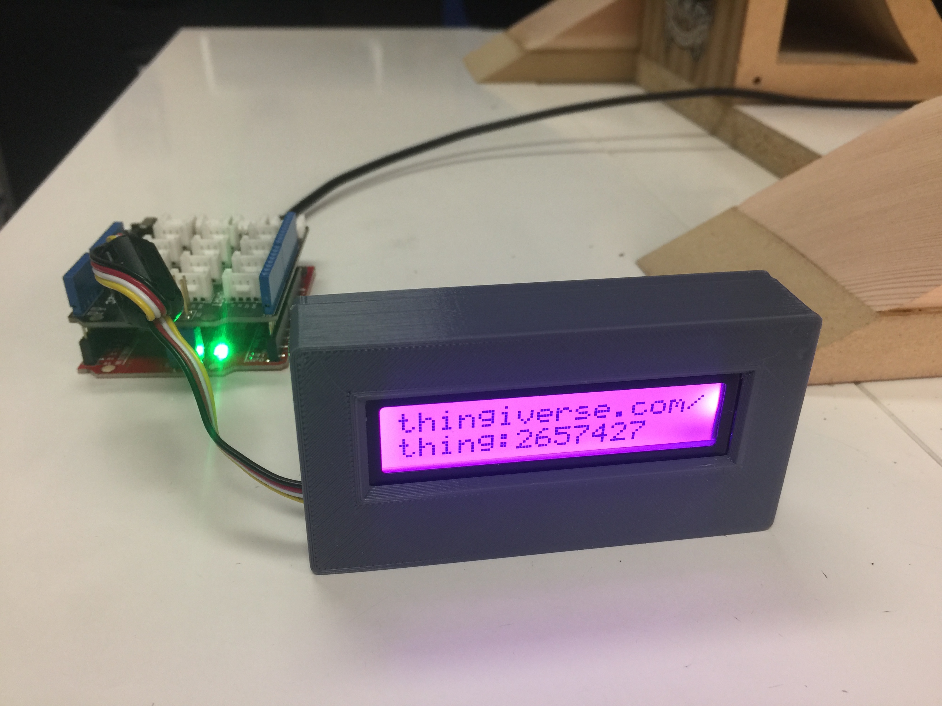Case for Seeed Grove RGB 16x2 LCD Display