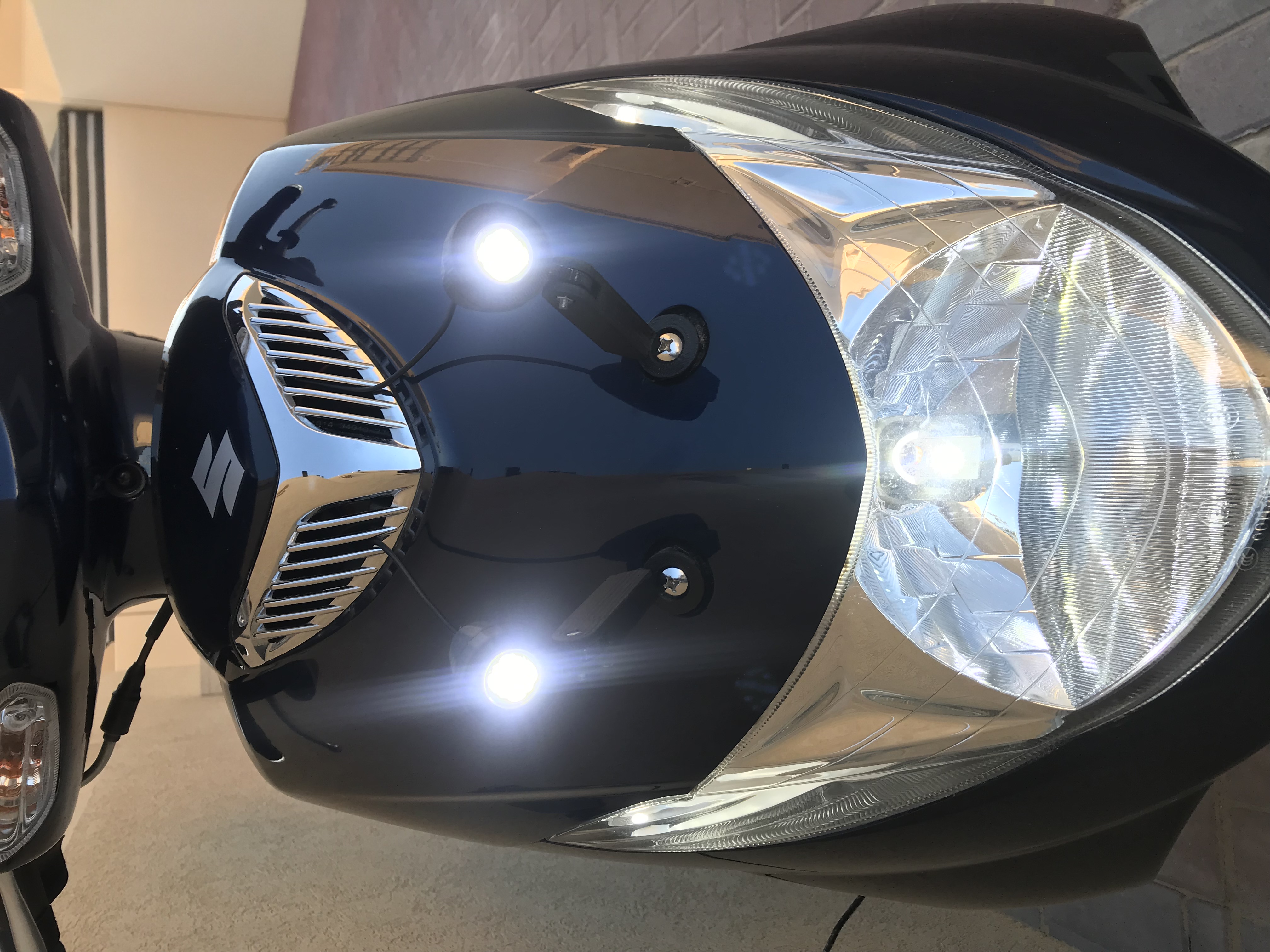 LED Case for Suzuki An125 scooter
